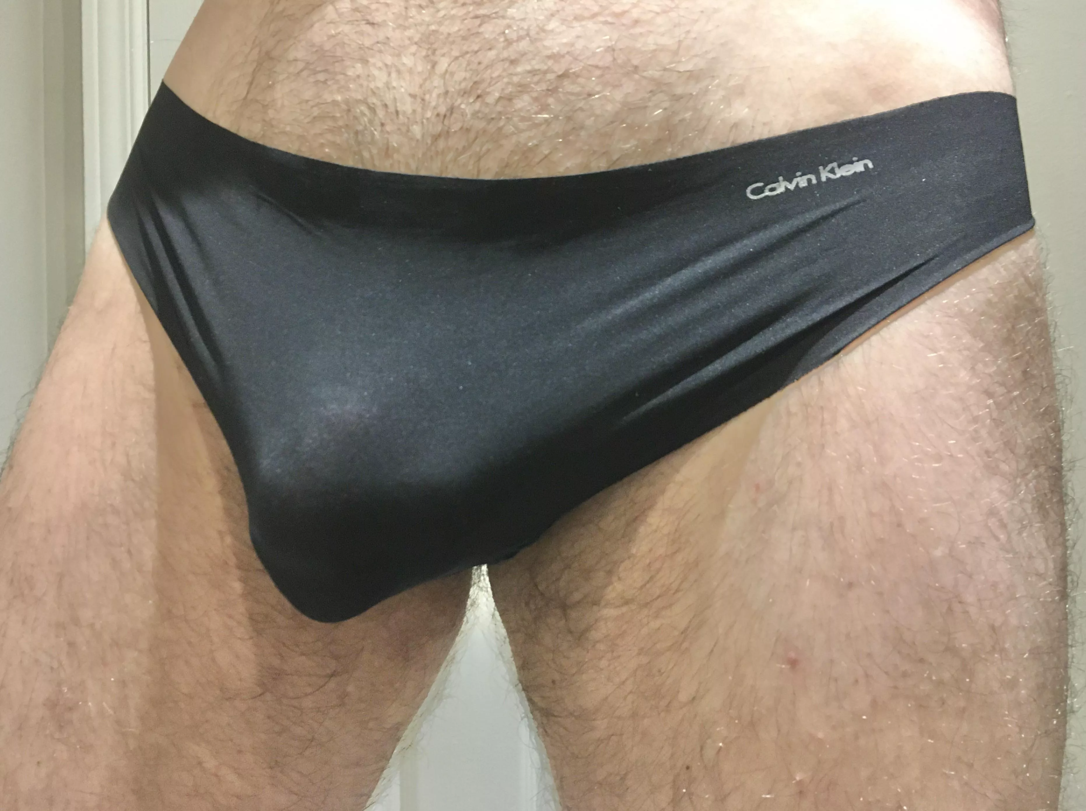 Basic black thong...