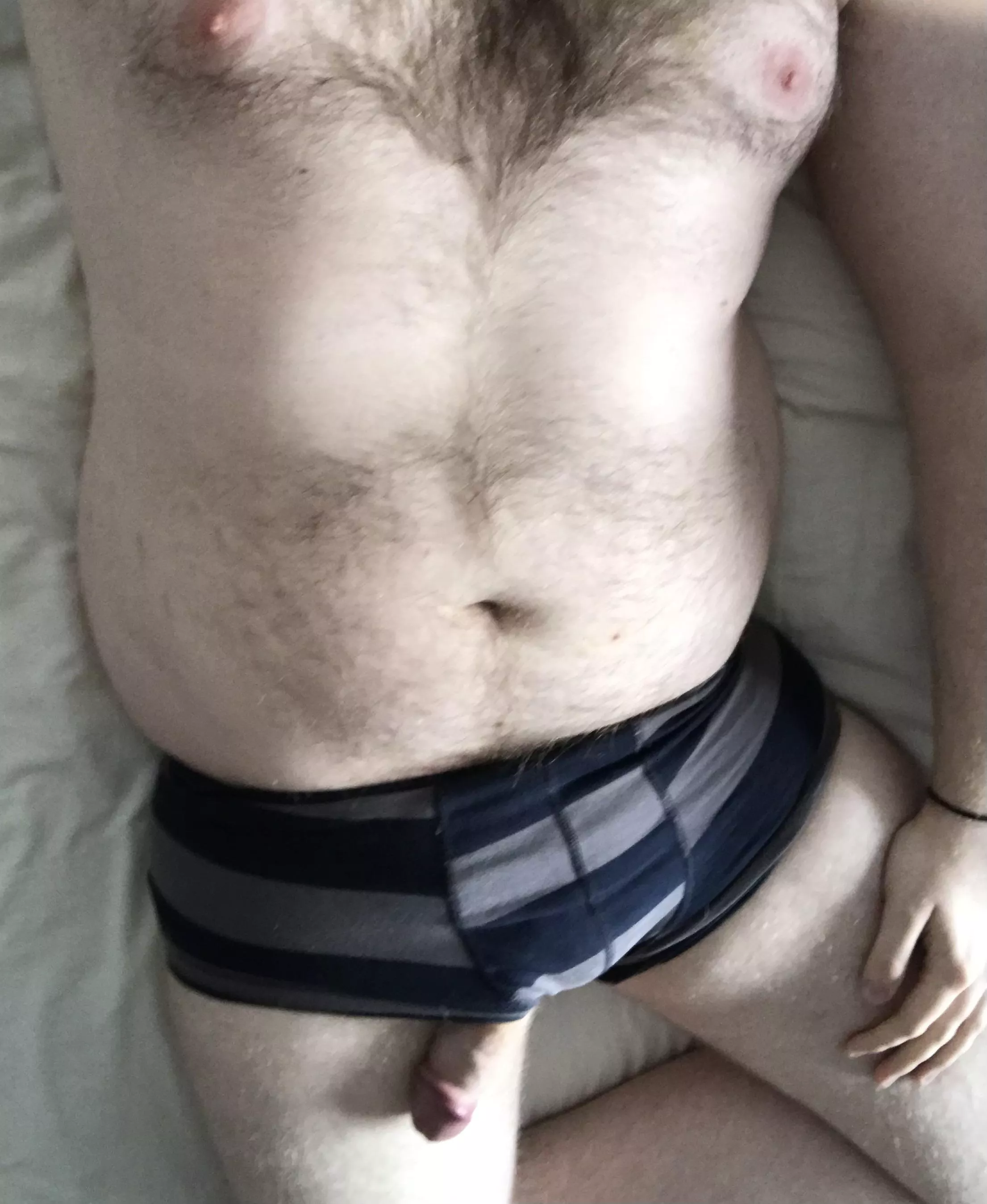 Basking in the morning light, I think this underwear might be a little small, what do you think?