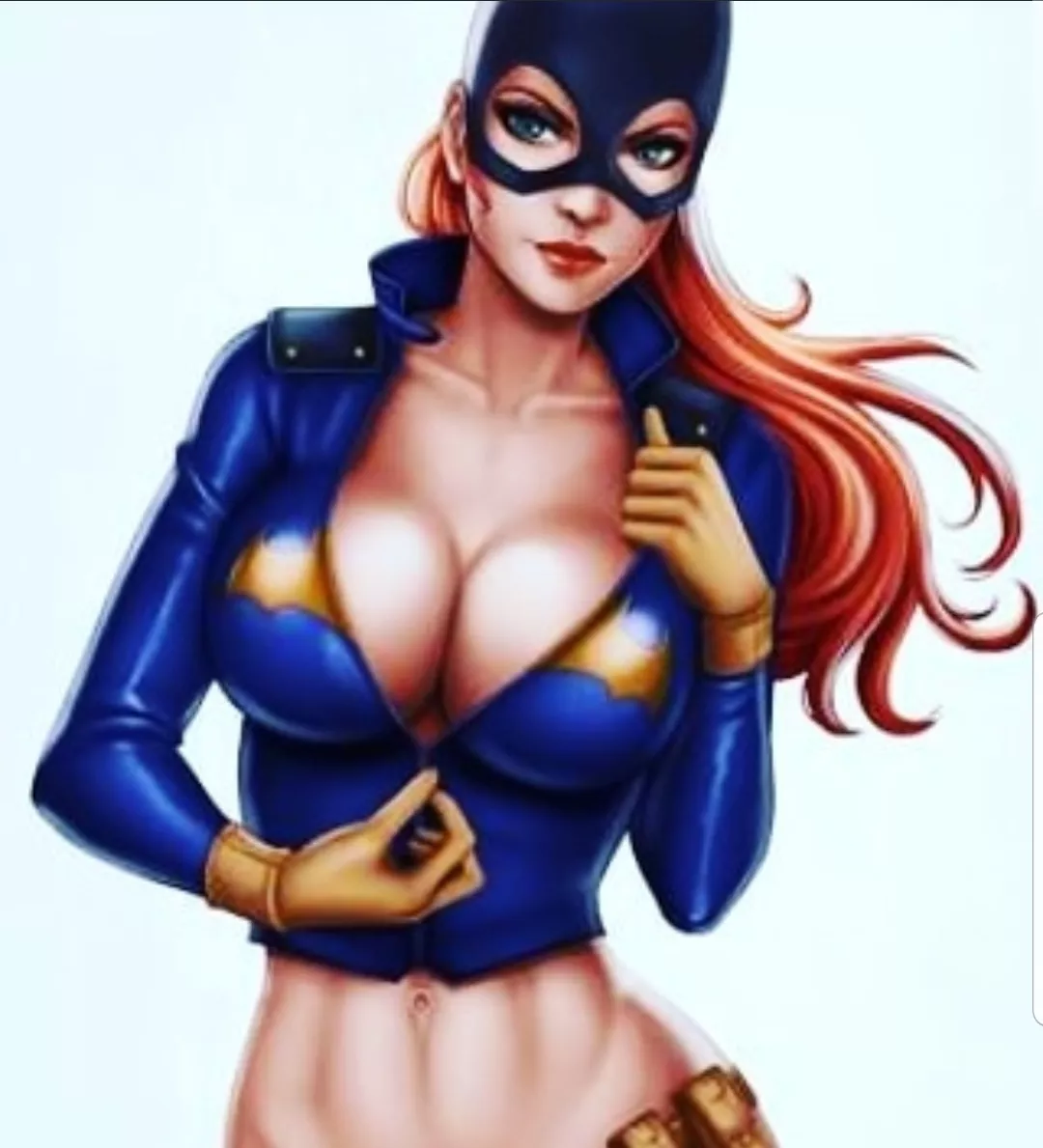 Batgirl unzipping