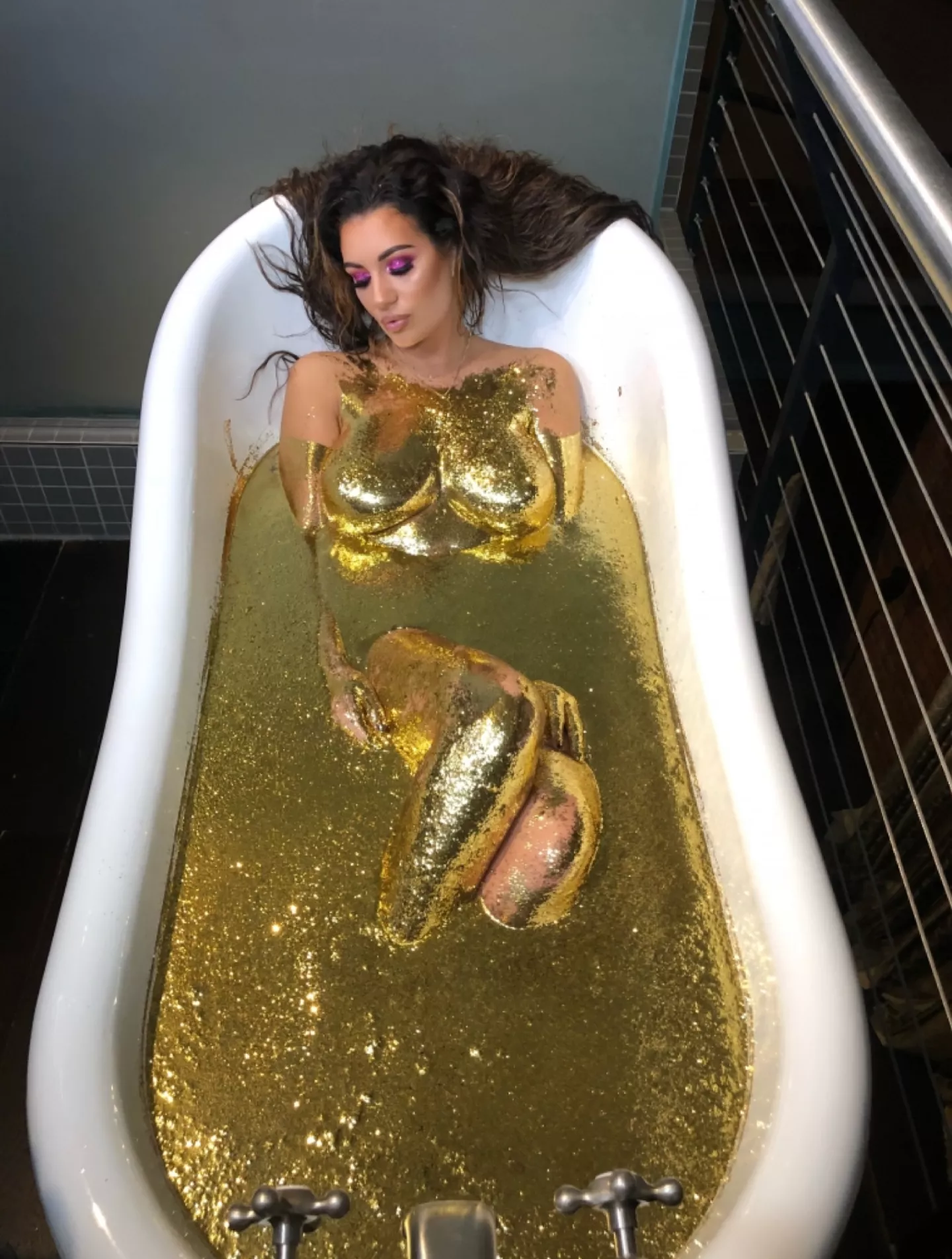 Bathing in Gold