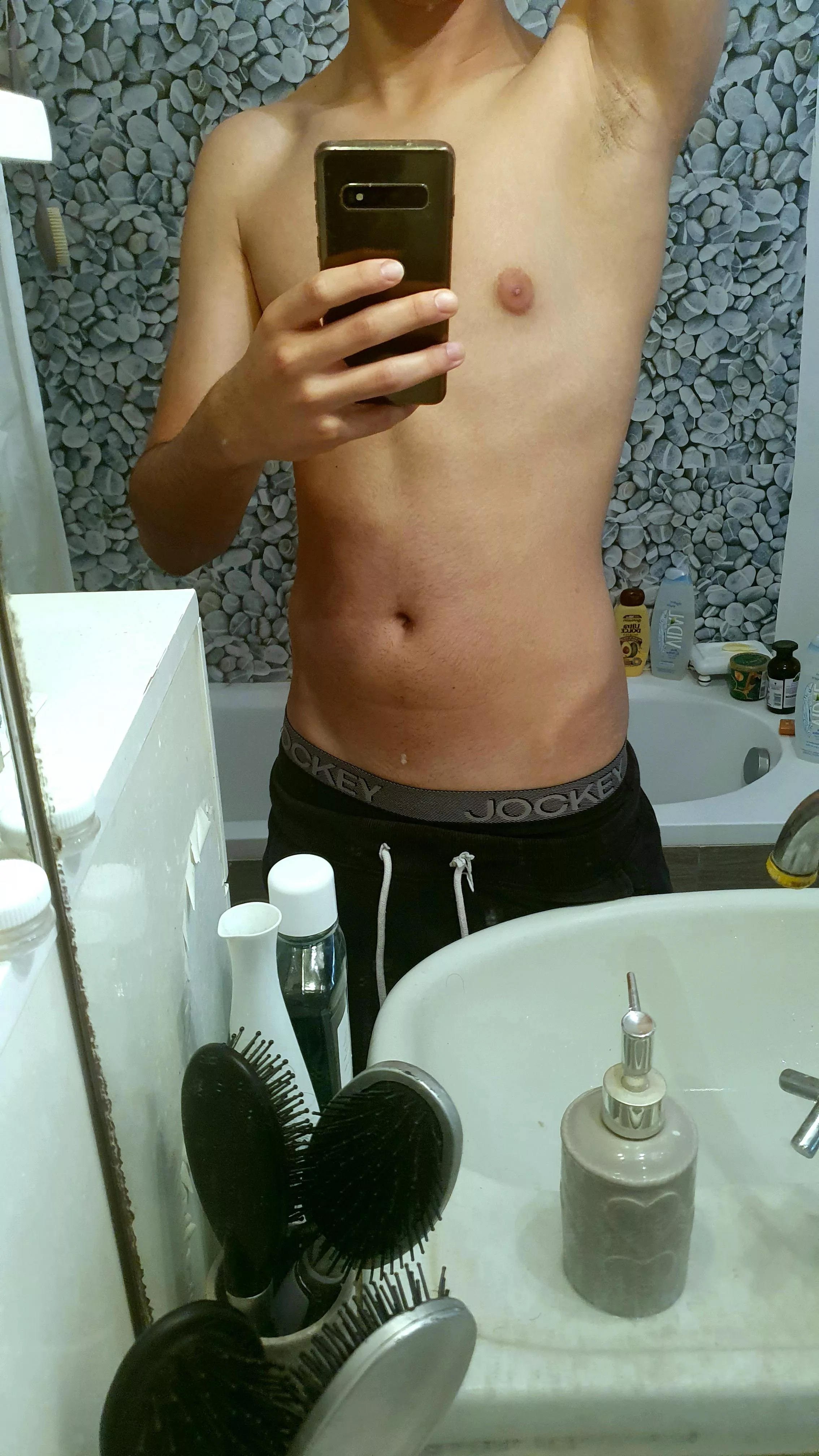 Bathroom mirror pic ;) (19m)