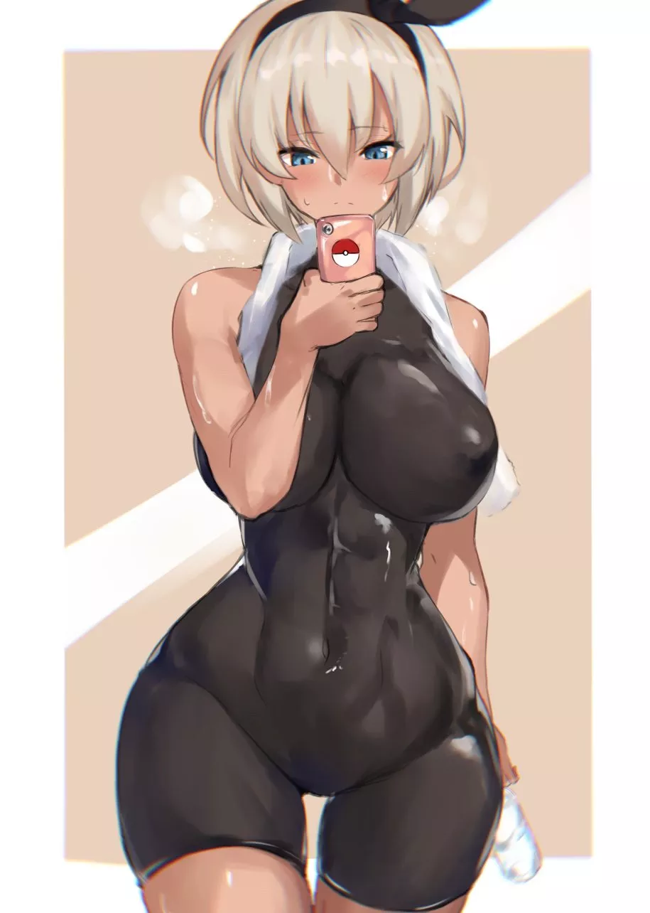 Bea After Workout Selfie (Spider Apple) [Pokemon]