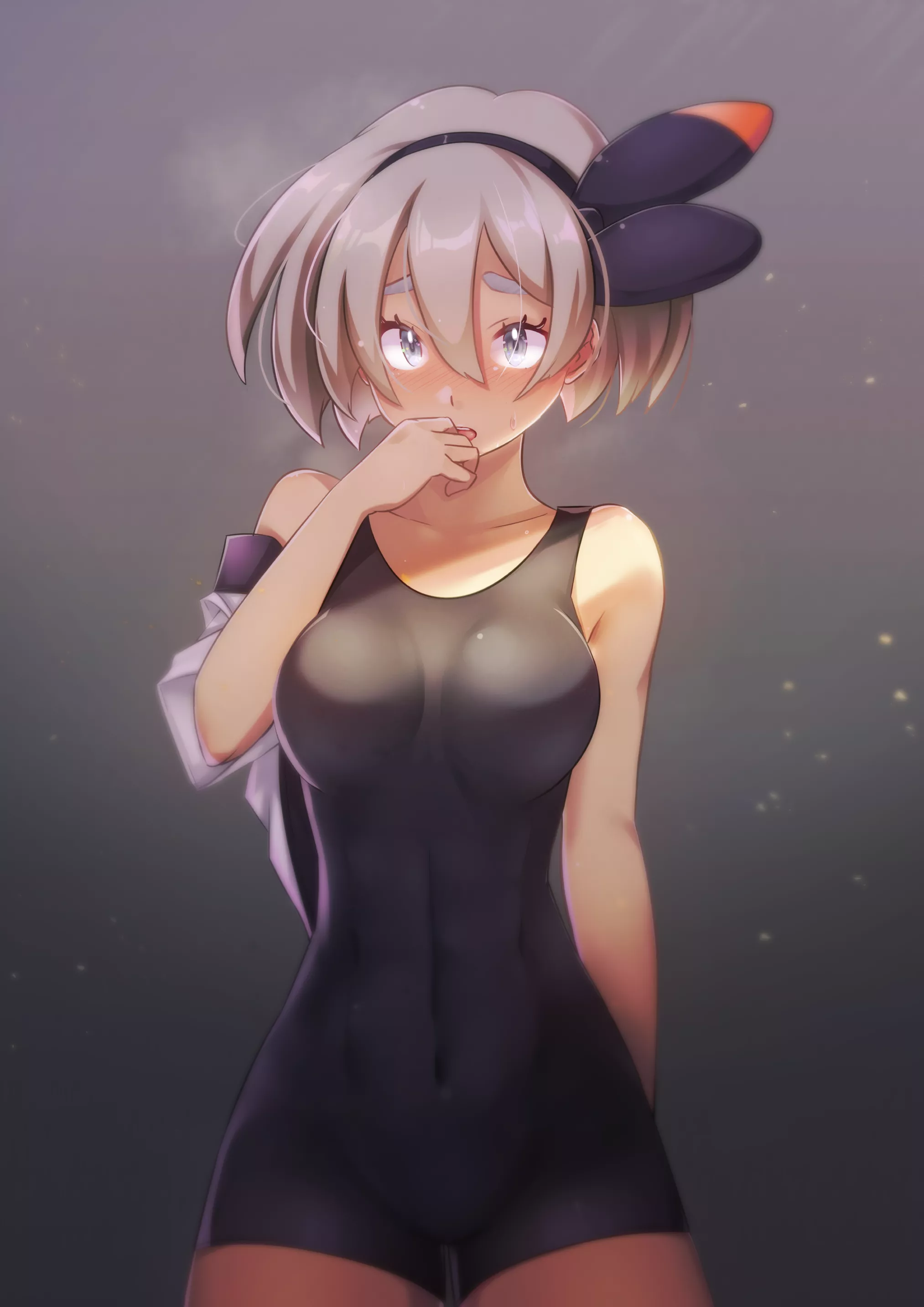 Bea Innerwear Nervousness (Aona) [Pokemon]