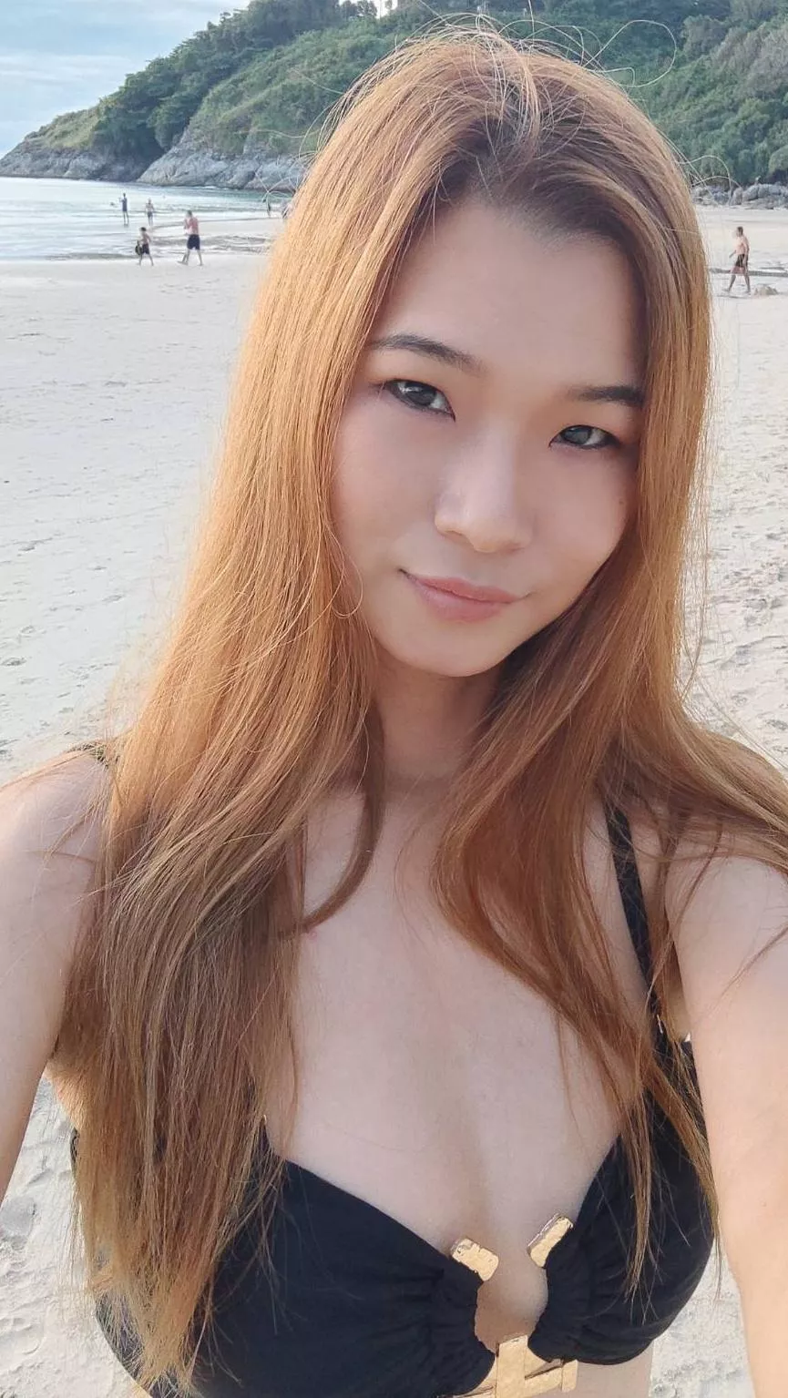 Beach selfie