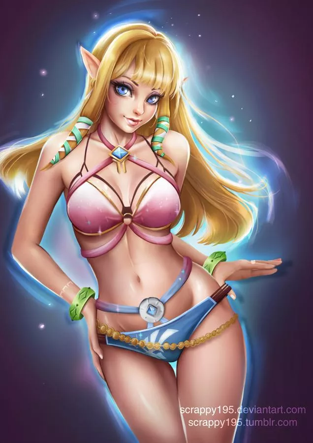 Beach Zelda