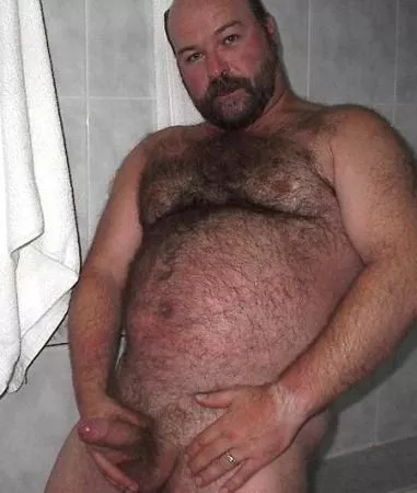 bear in the bathroom