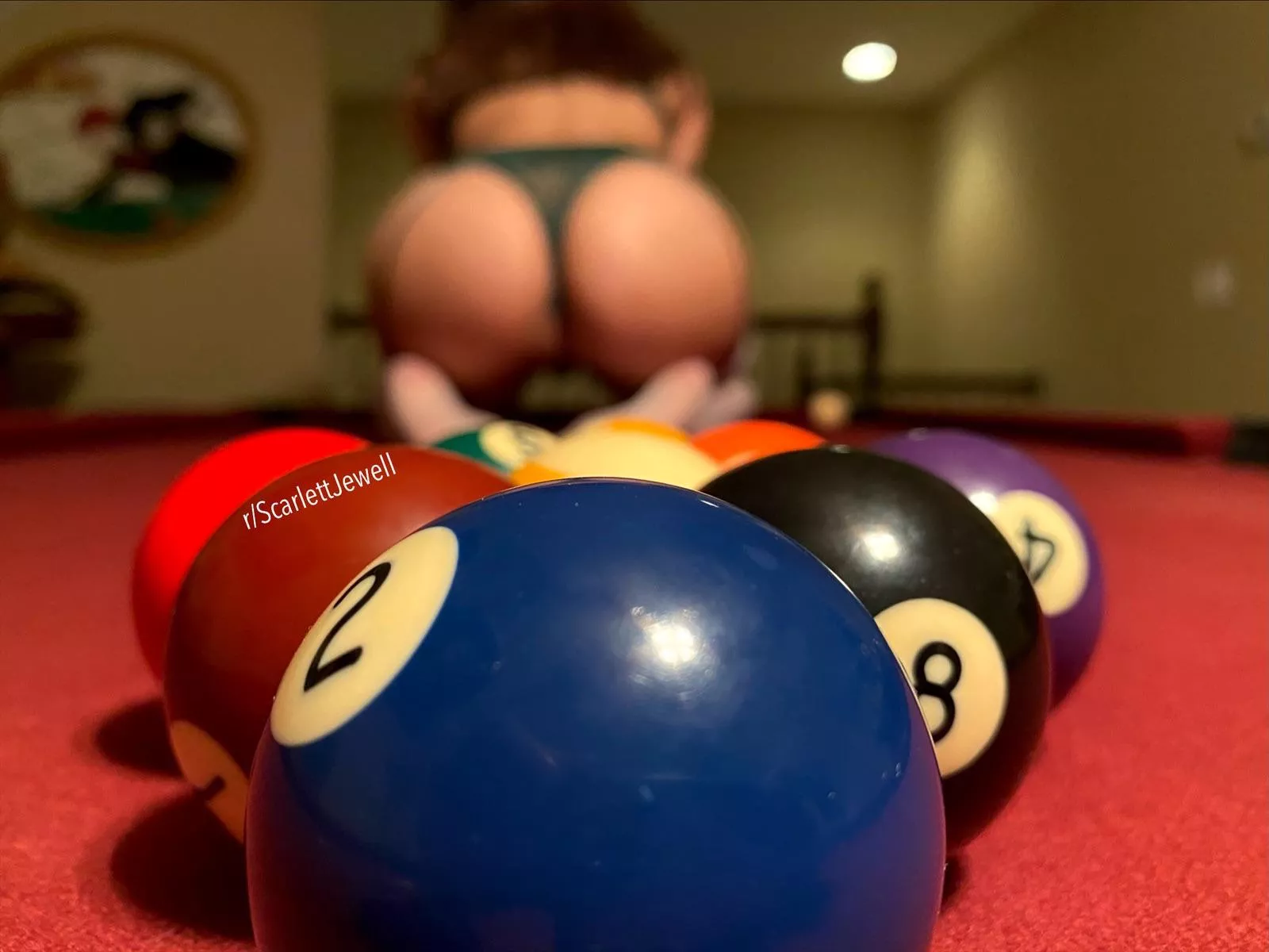 Beat me in pool and you can stuff any of my â€œpocketsâ€ ðŸ˜‰ [oc]