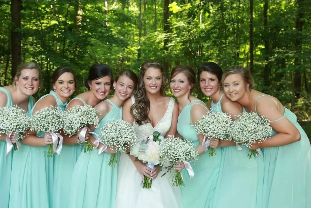 Beautiful bridal party