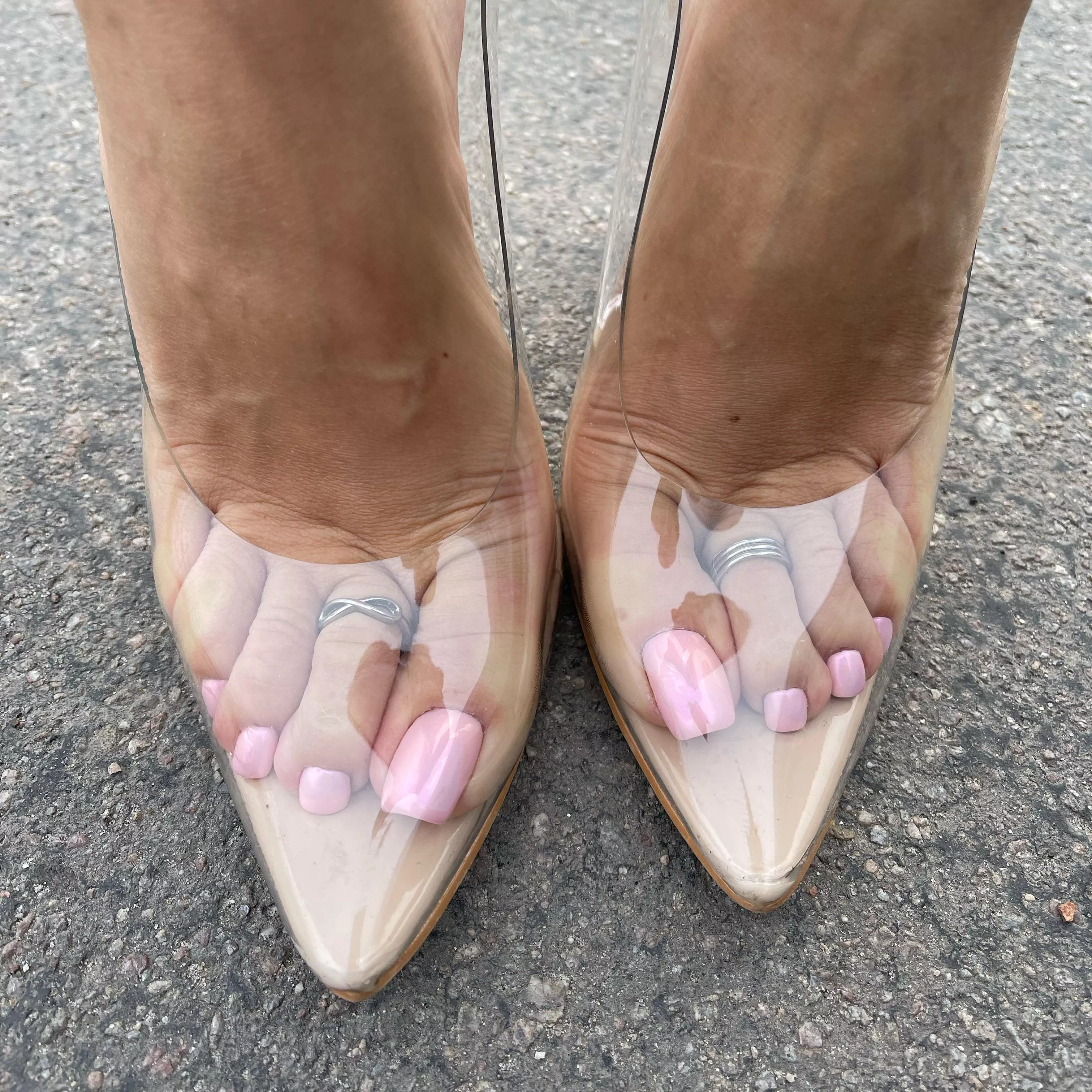 Beautiful clear heels?ðŸ’•ðŸ˜›ðŸ¥°