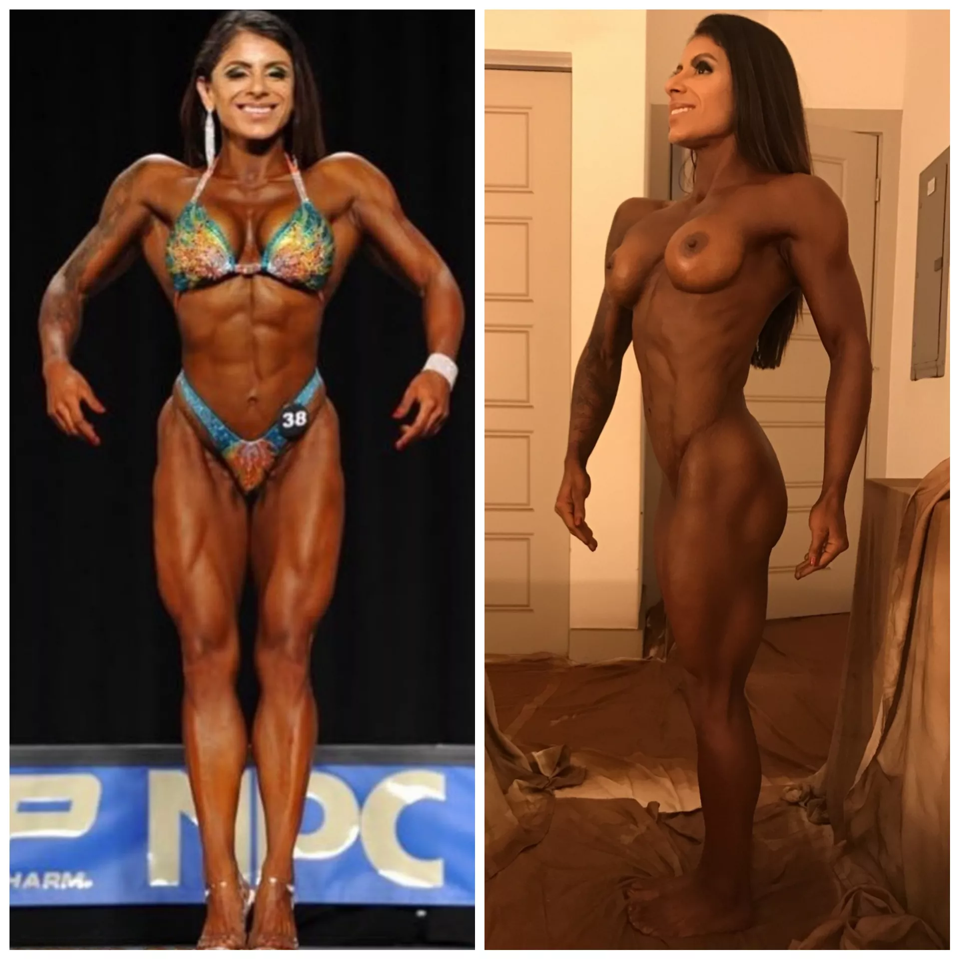 Beautiful female bodybuilder Stephanie trevino