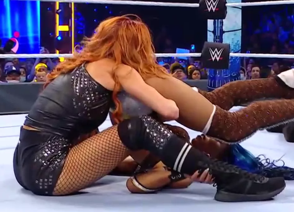 Becky ready to eat Sasha out