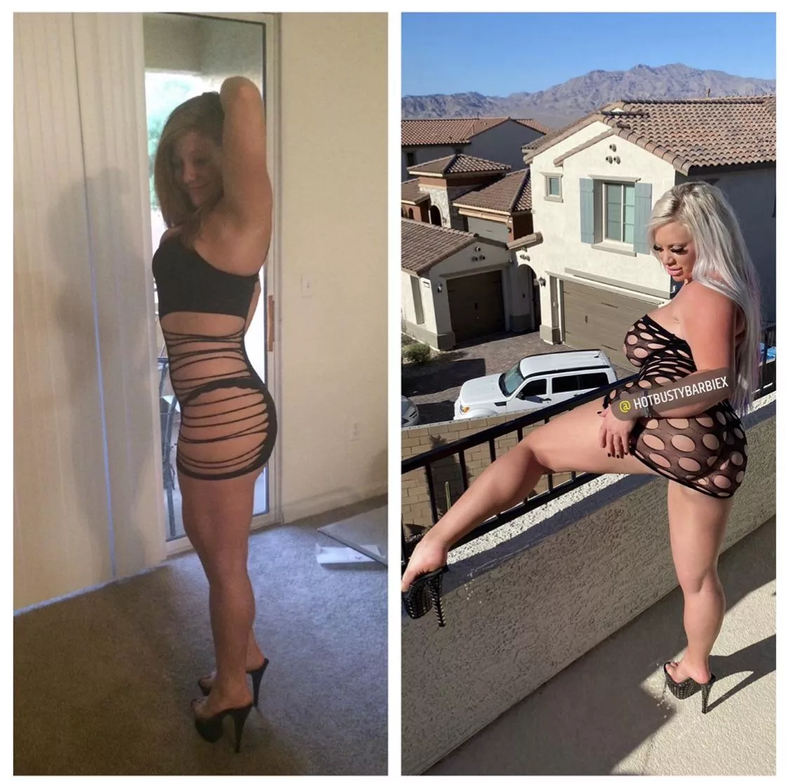 Before and after bimbofication