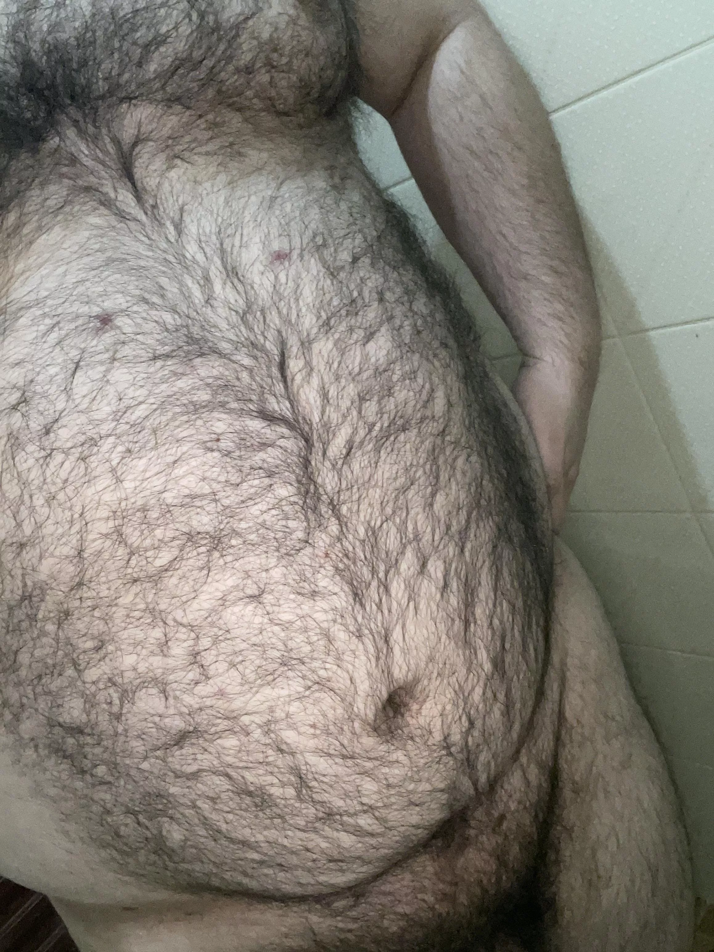 Before shower