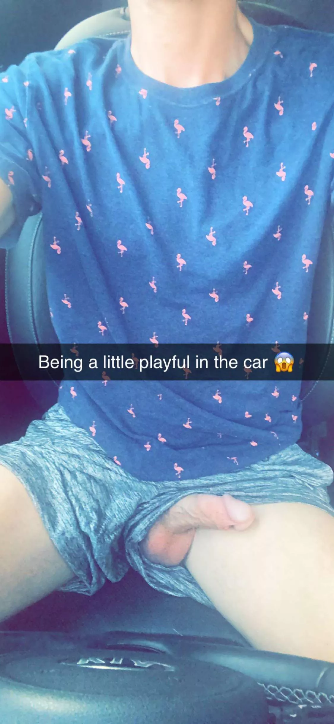 Being a little playful in the car :)