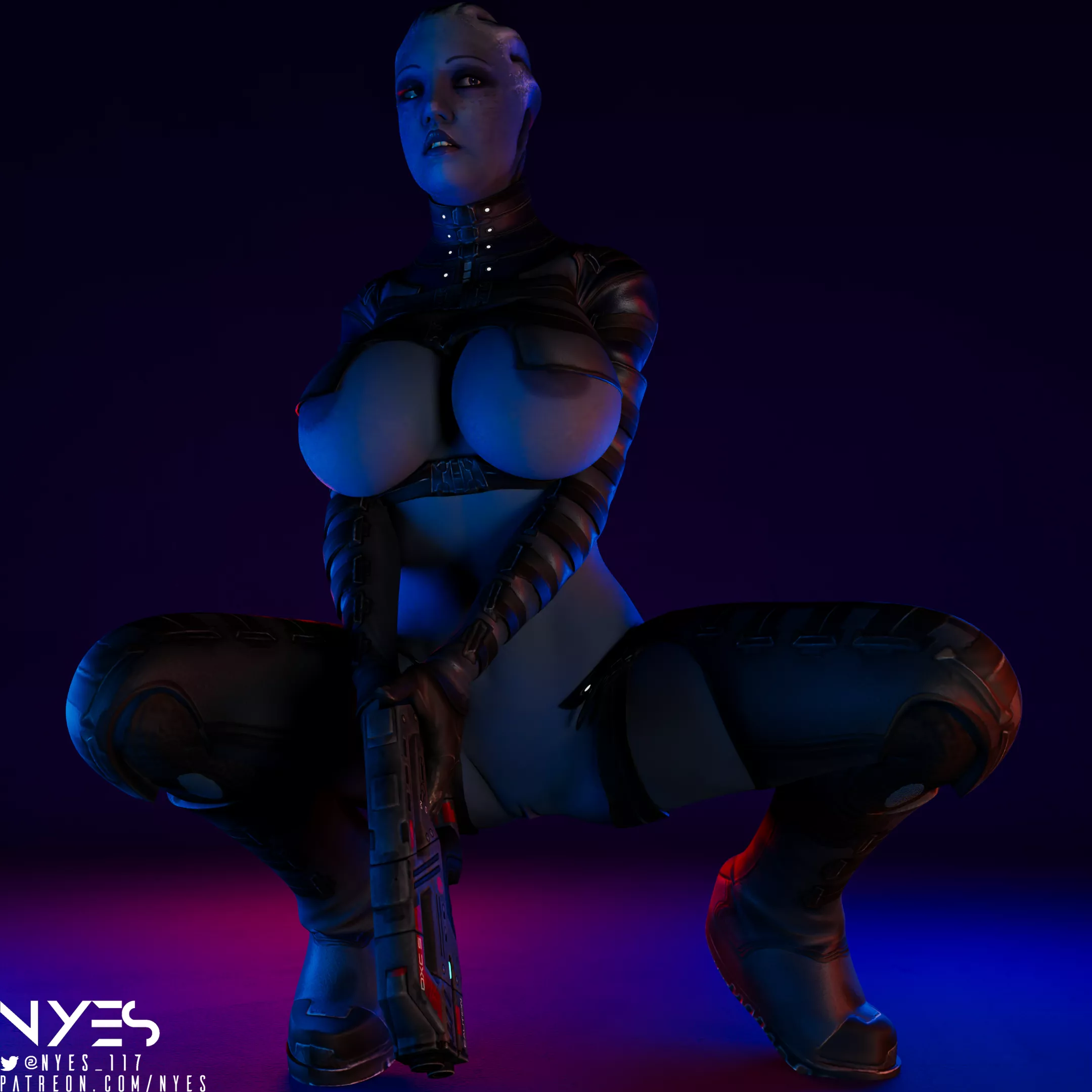 Being an Asari commando came with some perks (Nyes)