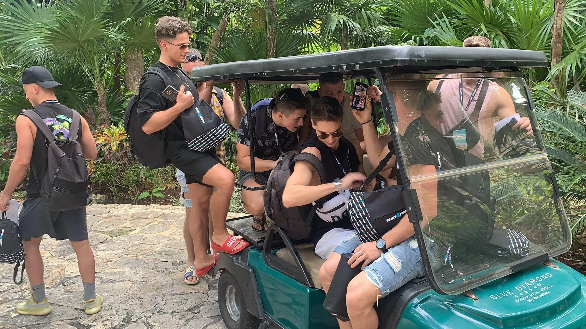 “BelAmi boys go for a ride in the tropics” …