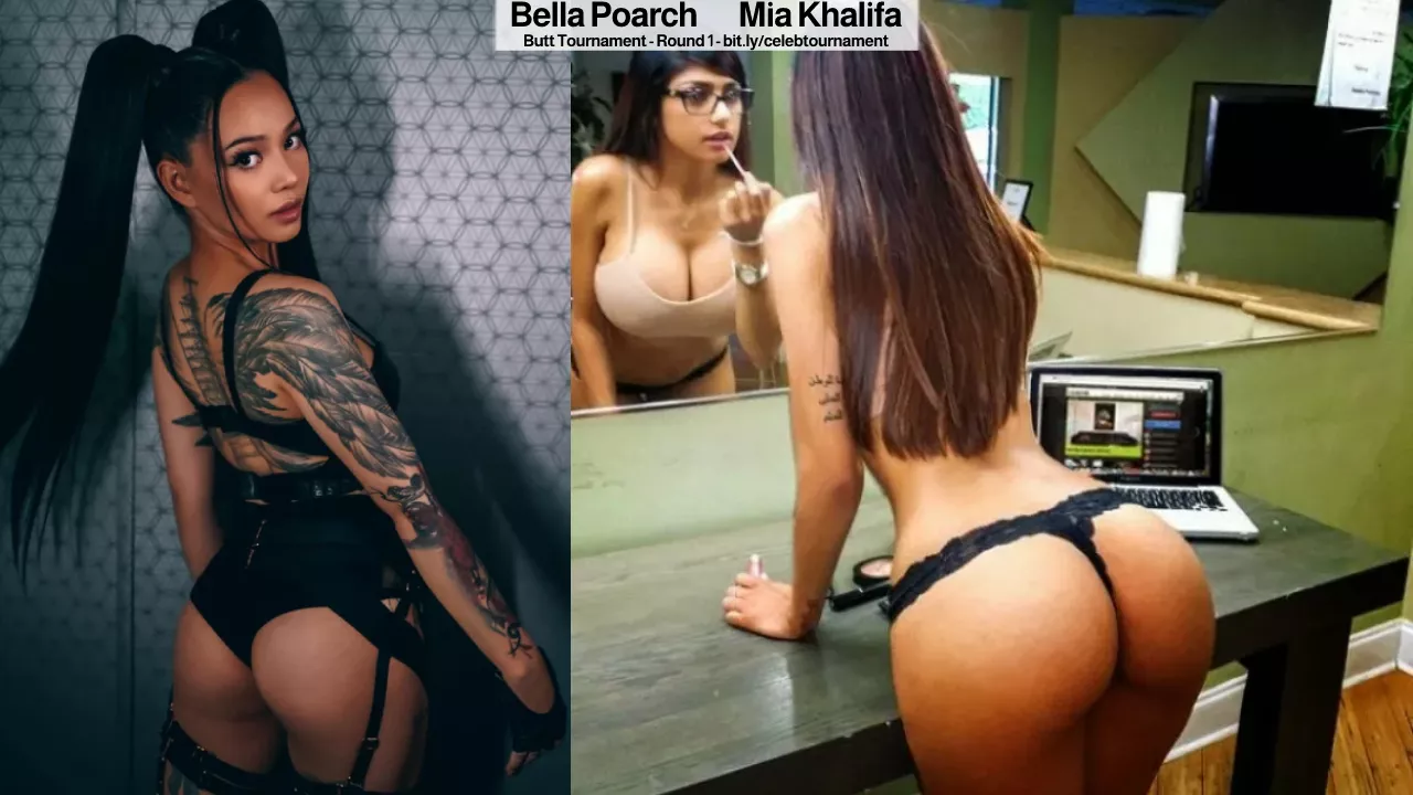 Bella Poarch or Mia Khalifa (Small Butt or Big Butt?)