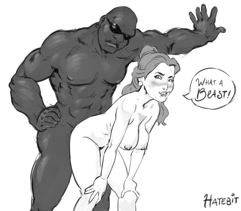 Belle the Beauty gets the beast she deserves (HateBit)