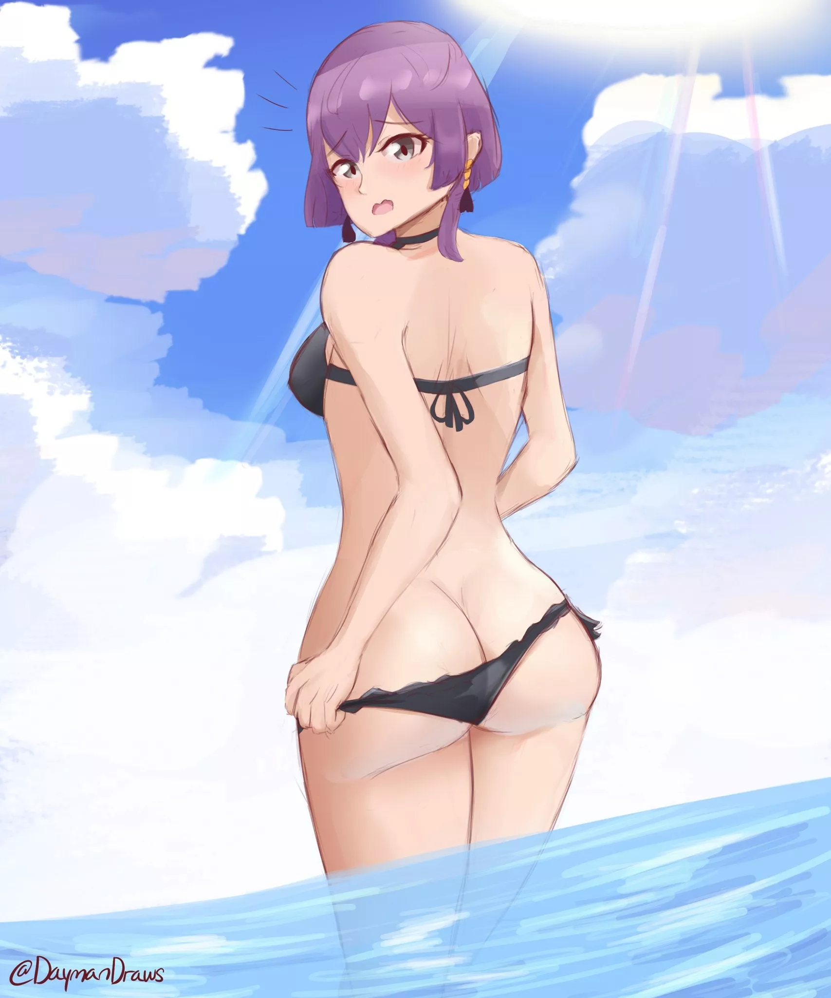 Bernadetta's Beach Day (Swimsuit, Fire Emblem, FE3H)