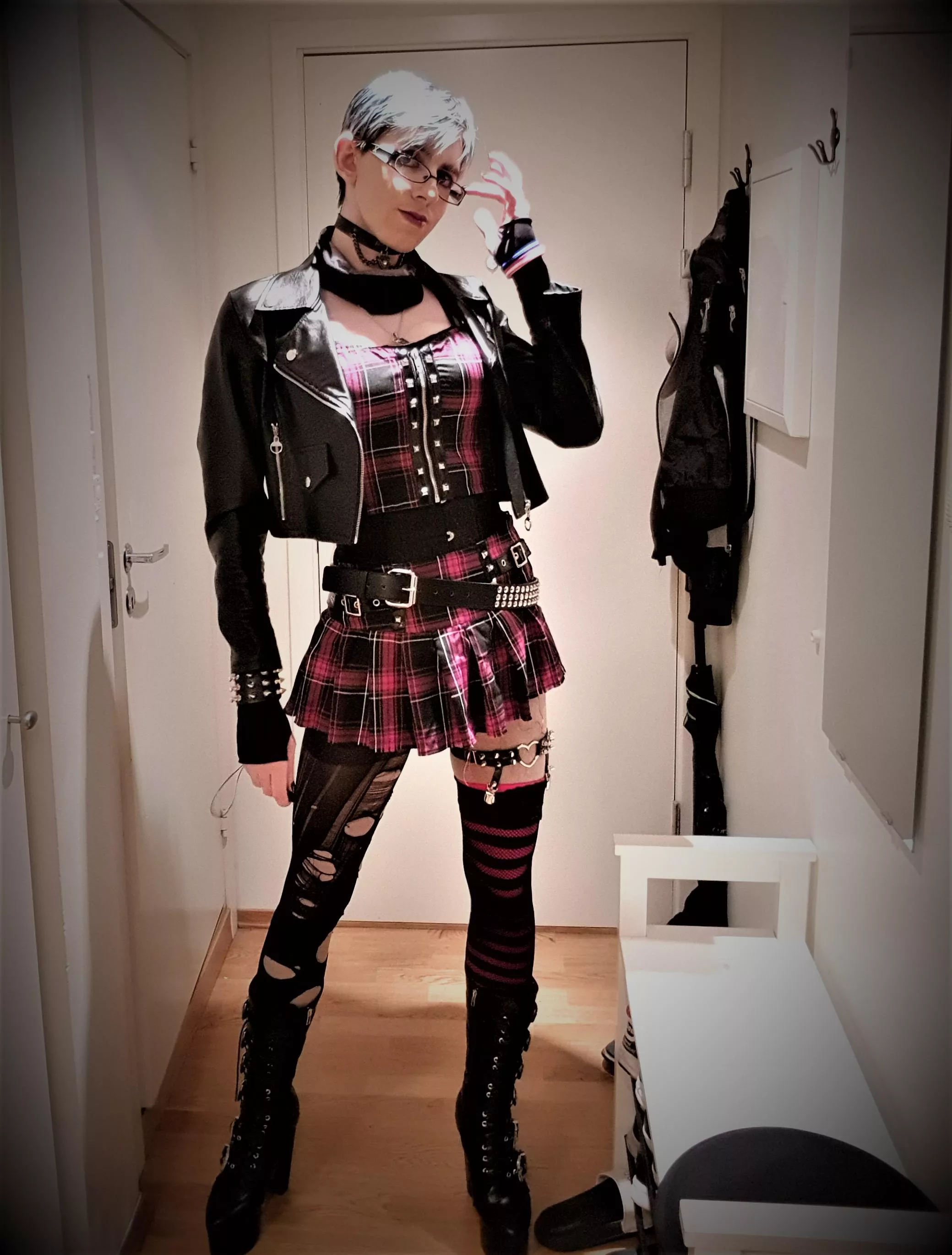 Best Punk/Grunge outfit I did in a while, unfortunately now is too cold to go out dressed like this...