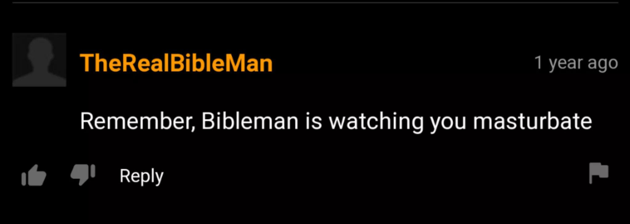 Bibleman is watching