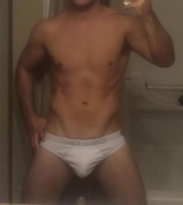 Big dick in white Calvin’s