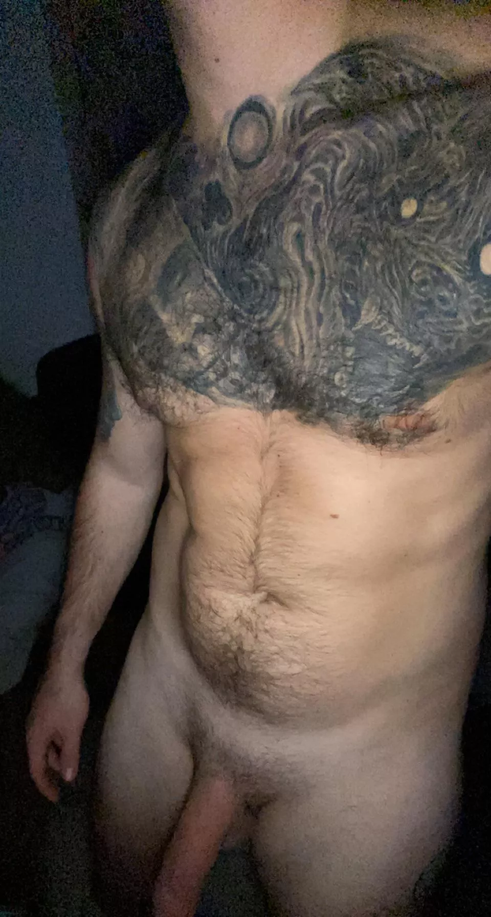 Big hairy chest