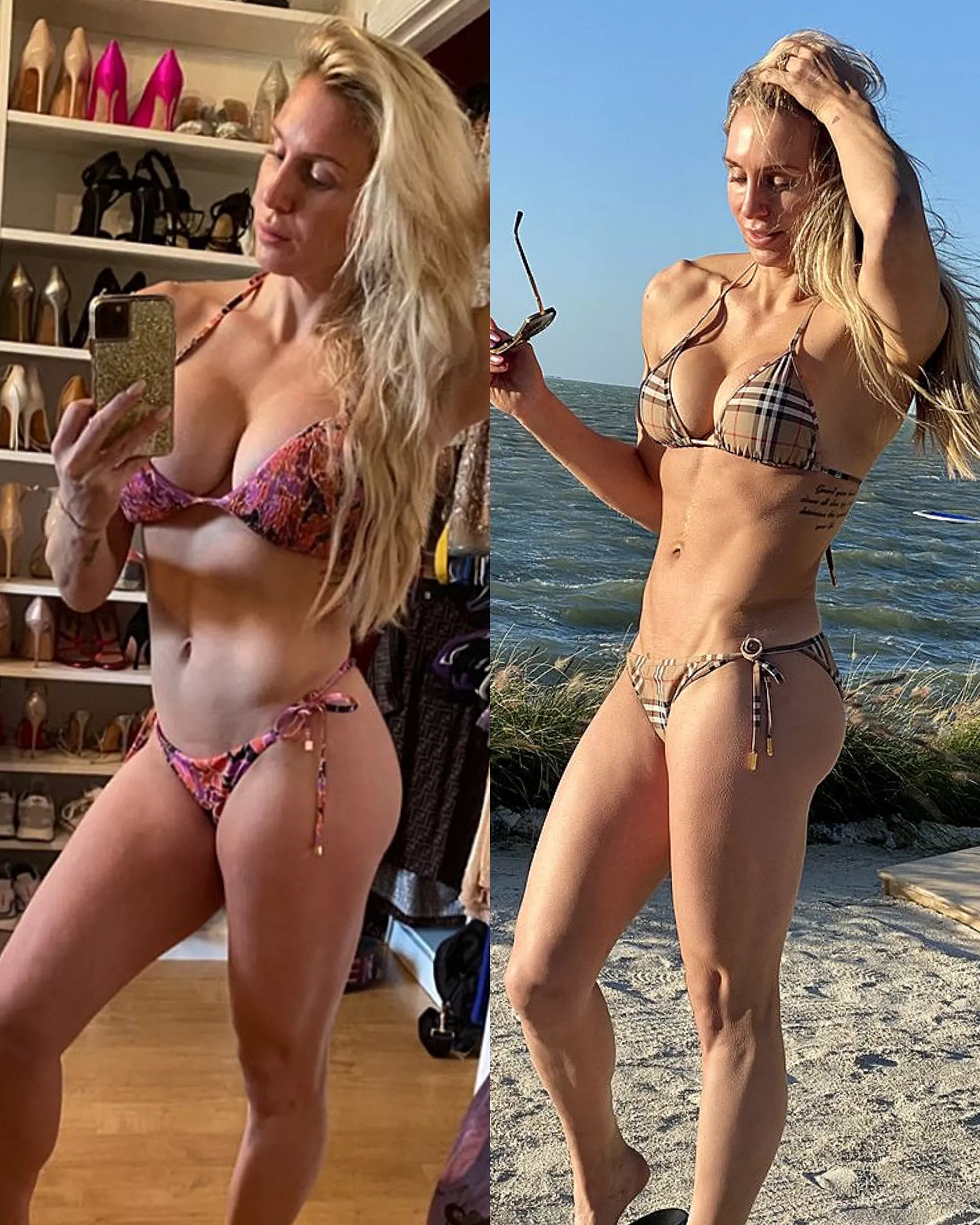 Big Titty vs. Small Titty Charlotte | In Bikini