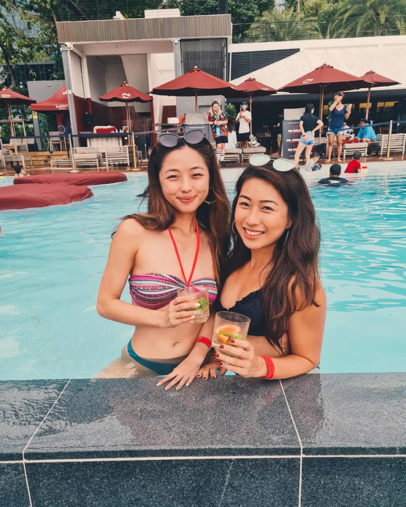 Bikinis and drinks