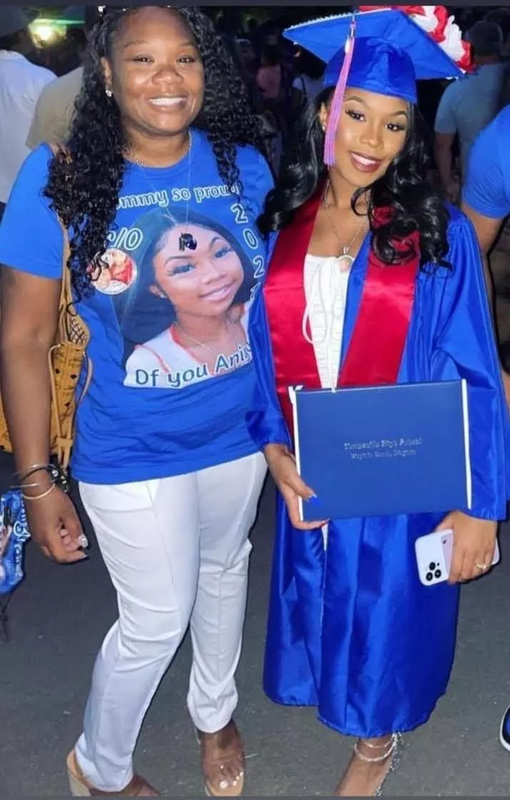 Black Ebony Mom (early 40's) and Daughter (19)