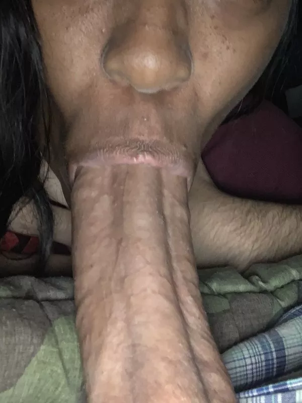 Black girls got white dick sucking lips