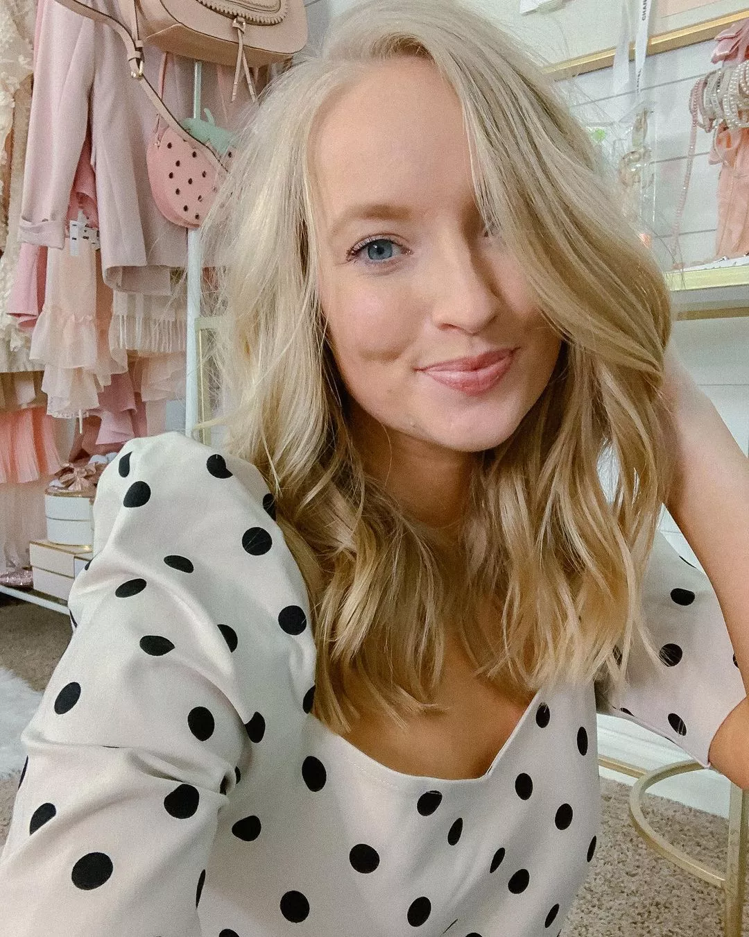 Black Polka Dots