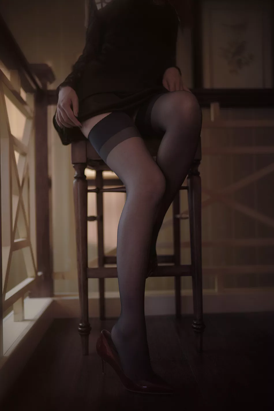 Black stockings