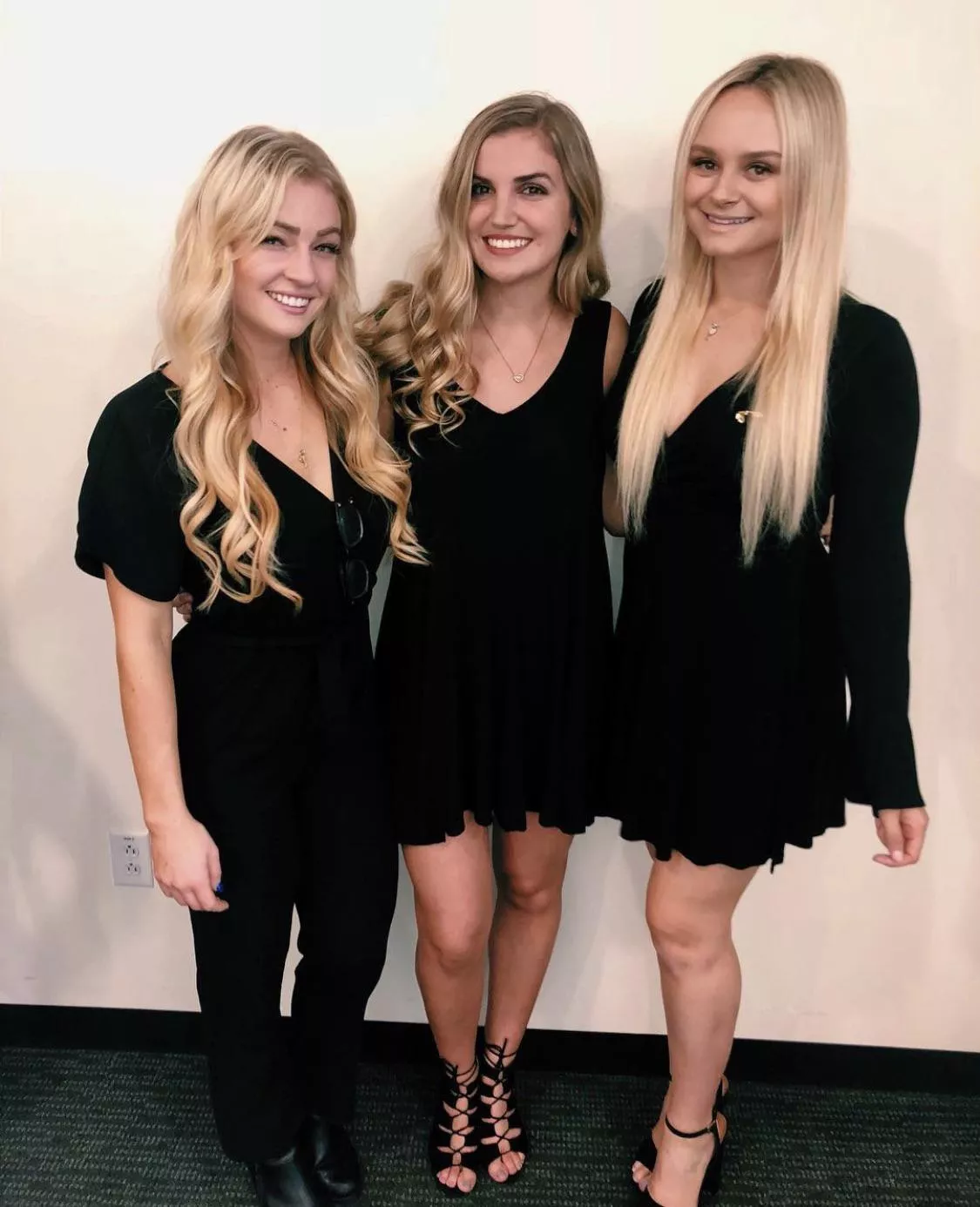 Blondes in black