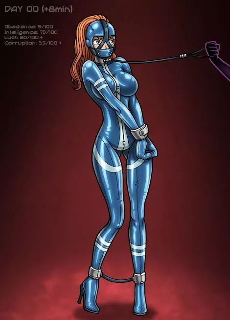 Blue bitchsuit