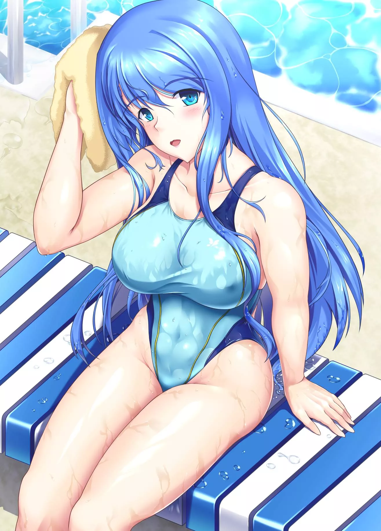 Blue Competition Swimsuit