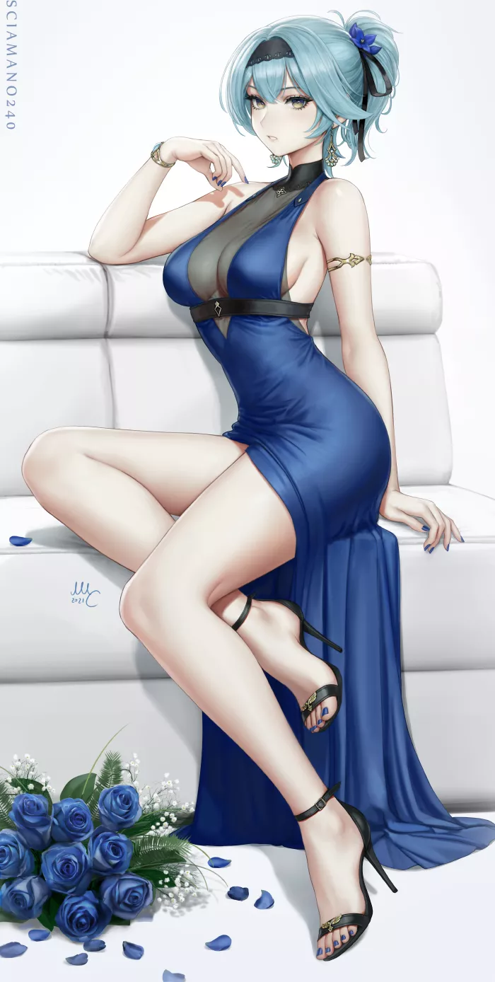 Blue dress [Genshin Impact]