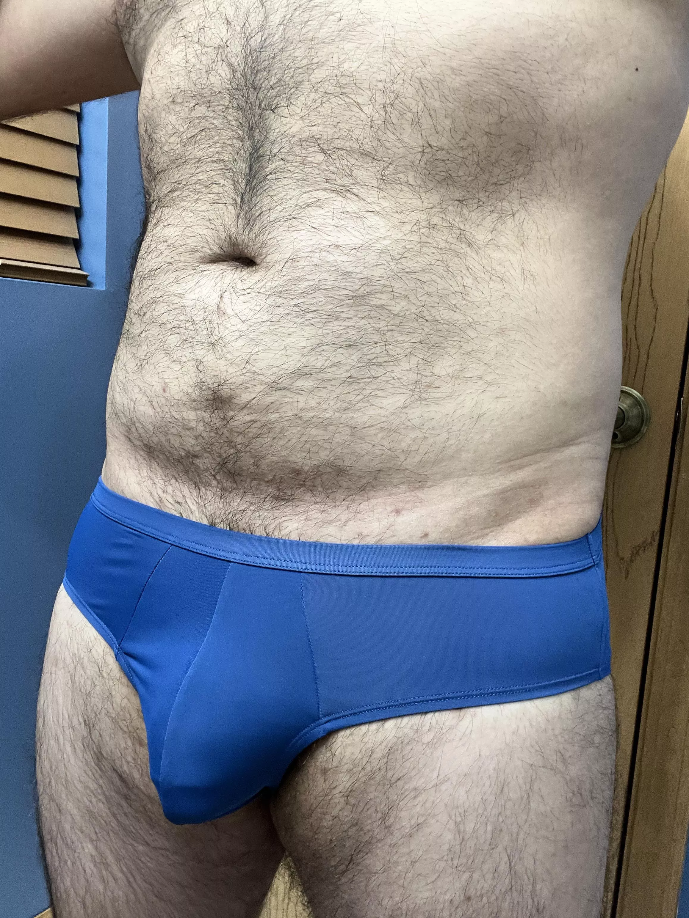 Blue Jockey Briefs for today.