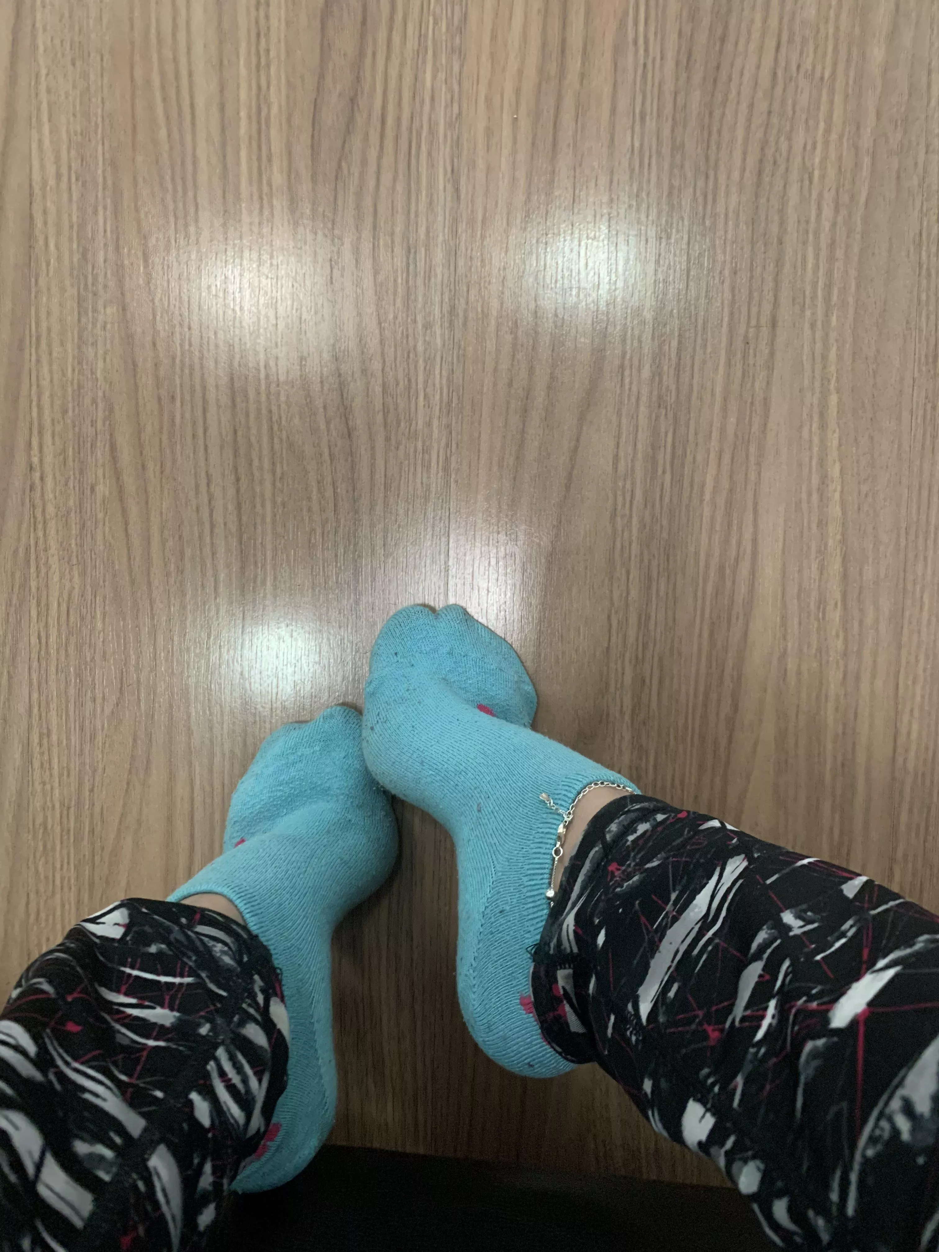 Blue socks