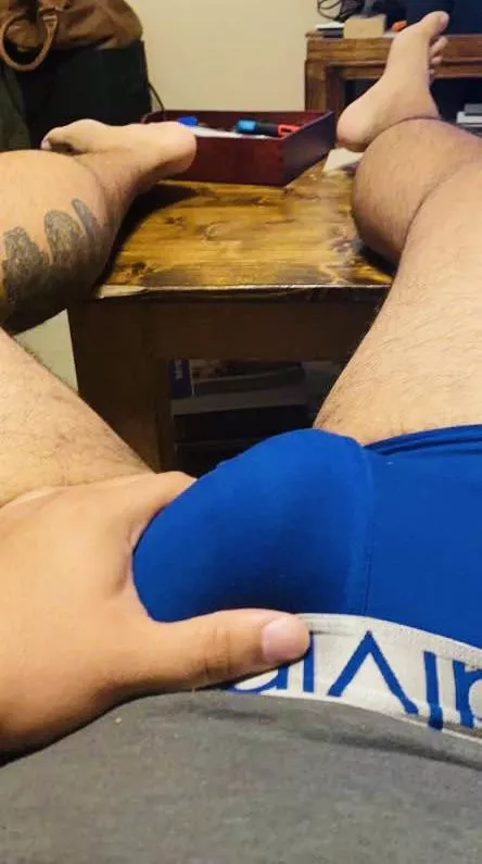 Blue underwear