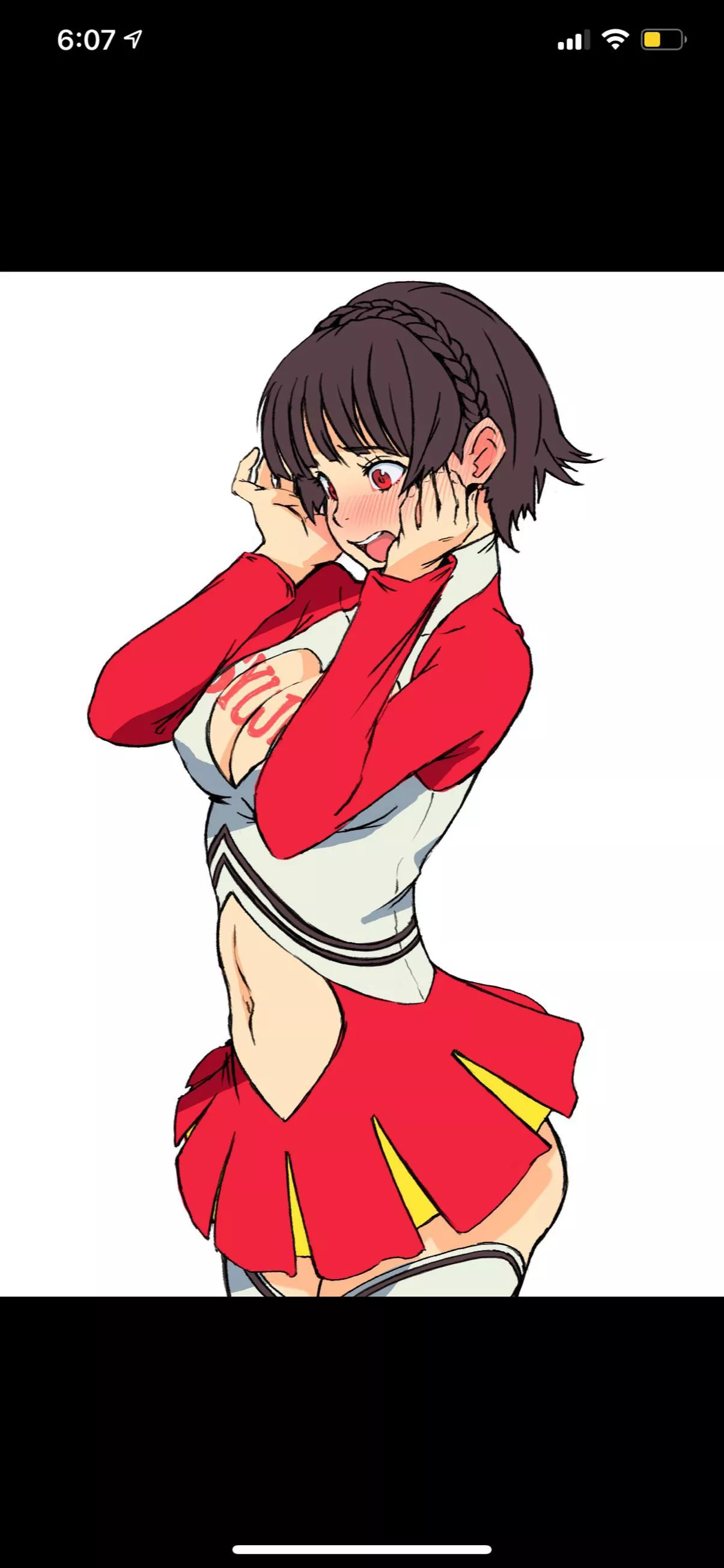 Blushing Makoto