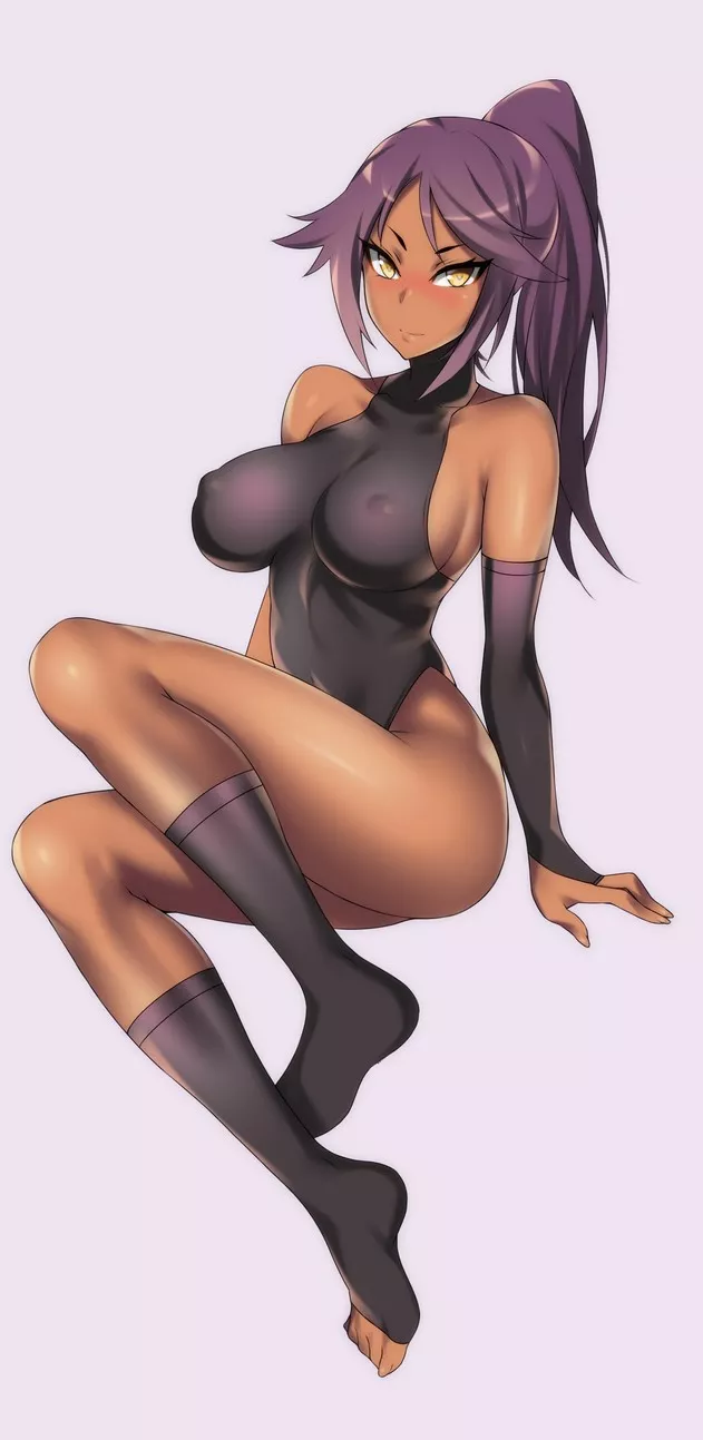 Blushing Yoruichi (Hevn) [Bleach]