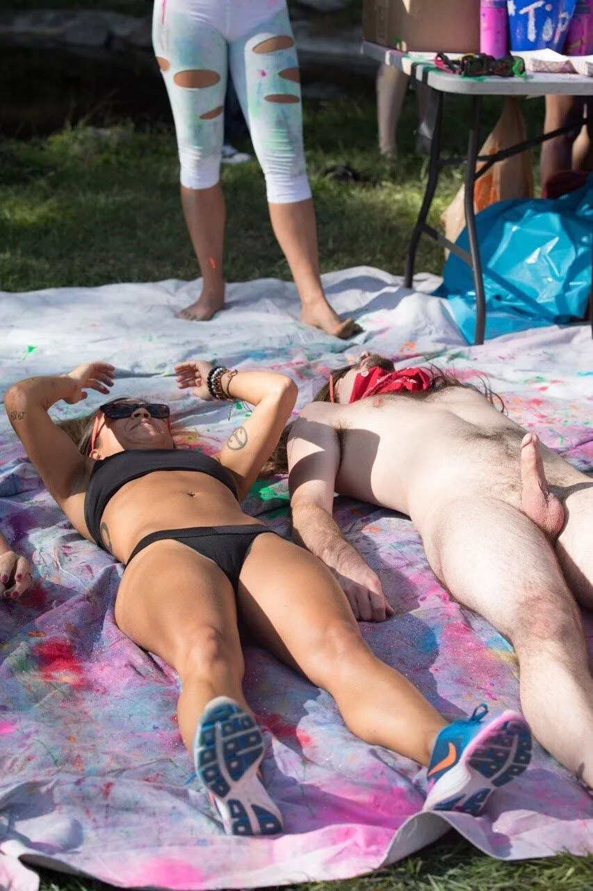 Bodypainting station at wnbr