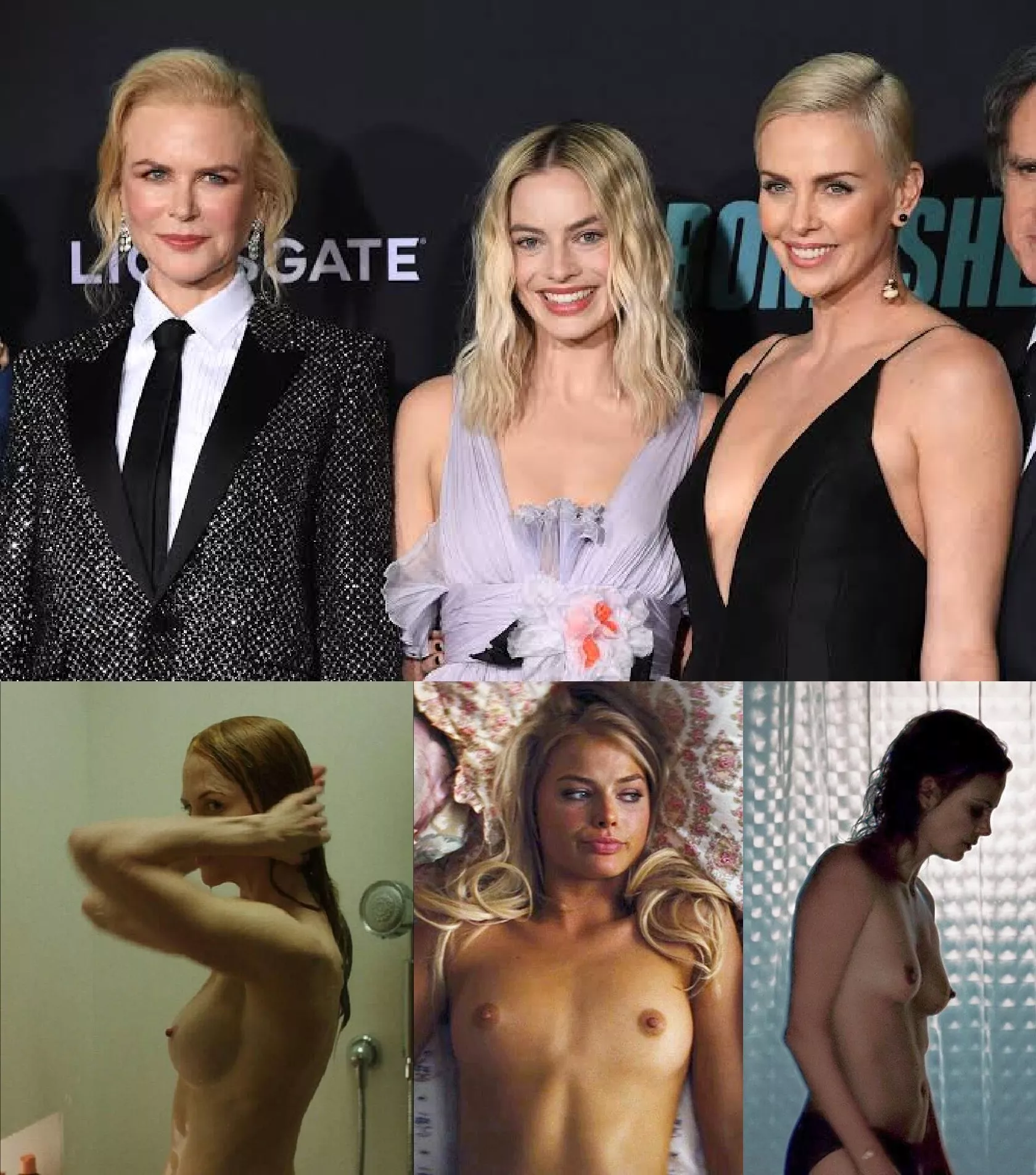 Bombshell Trio: Nicole Kidman, Margot Robbie & Charlize Theron