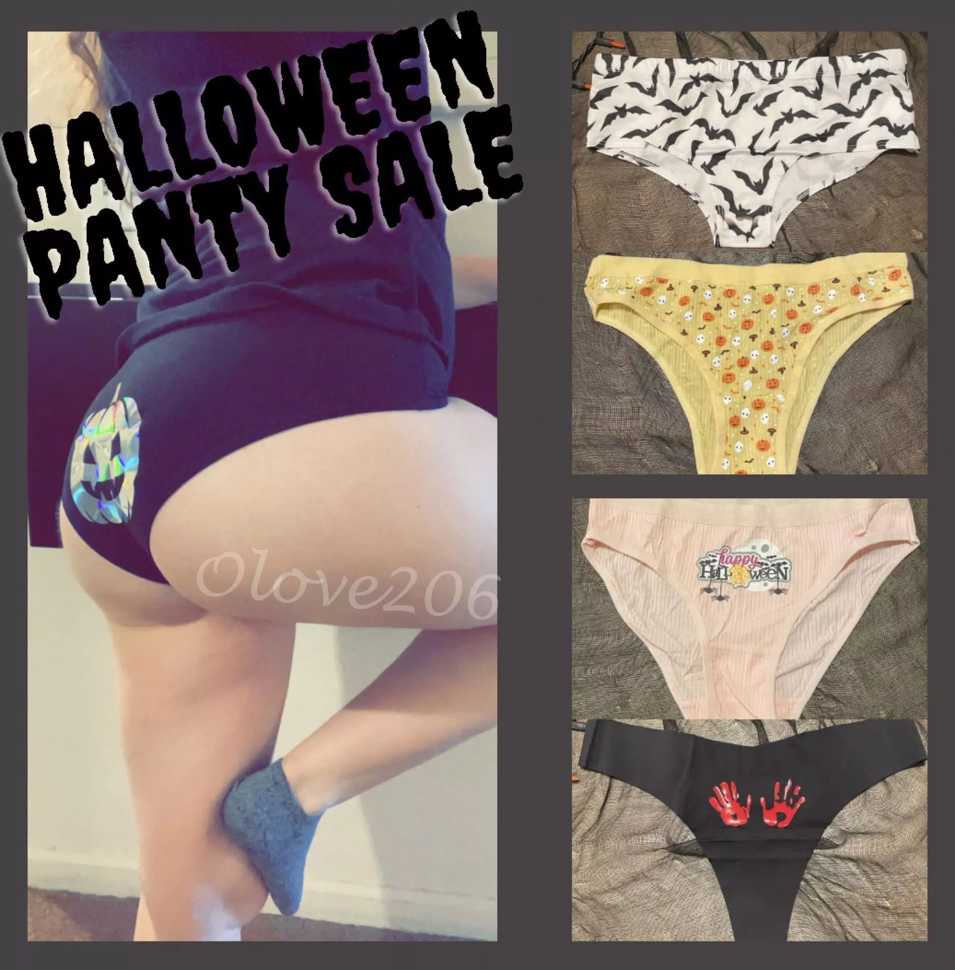 **Booked til the 12th- Pre-order now!* * ðŸŽƒ Tons of Halloween panties available! ðŸŽƒ Ask for my Spooky drawer. Freebies incl. with each order. ðŸ‘» kik @LivL206 [selling]