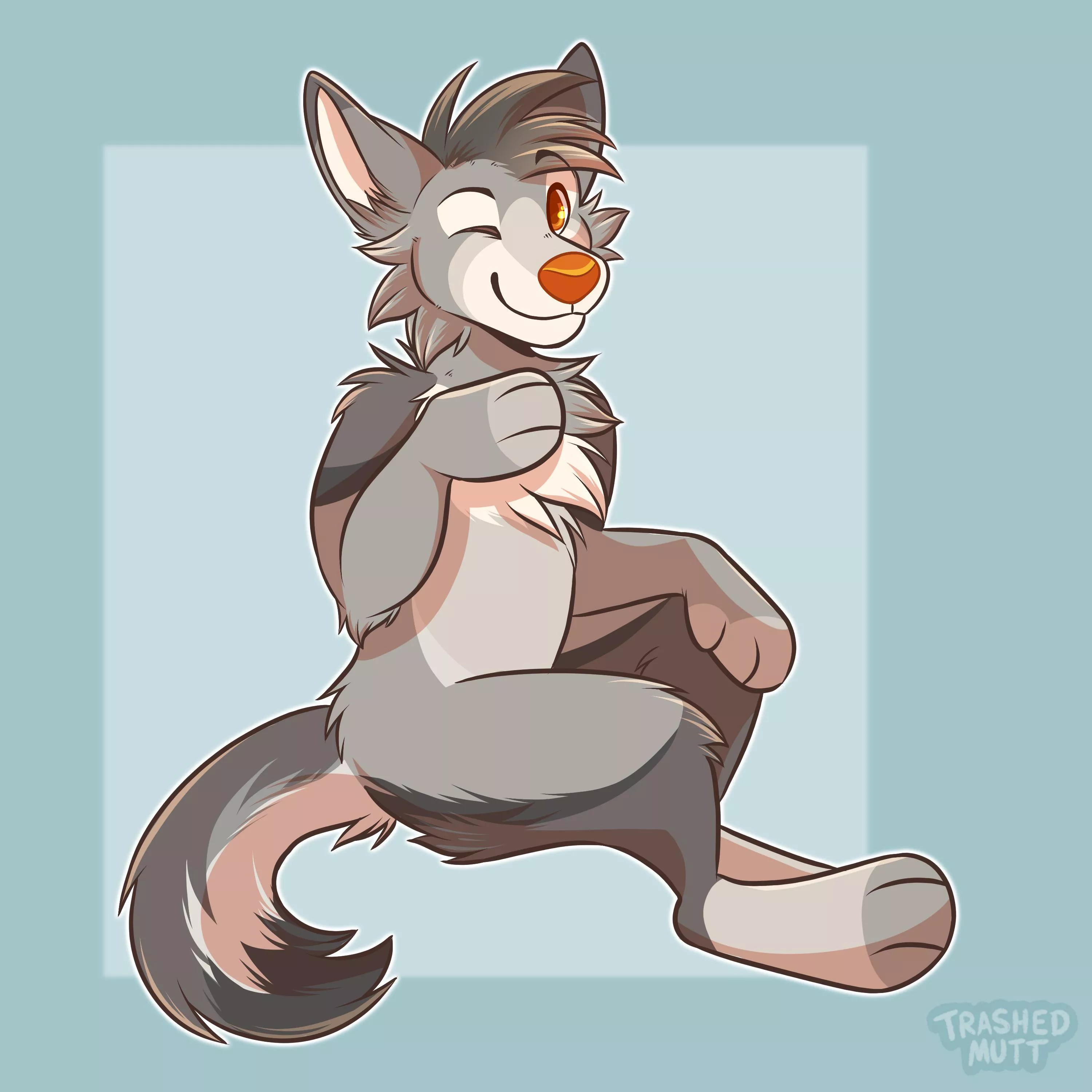 Booshie ✨ (art by me - @trashedmutt on twitter)