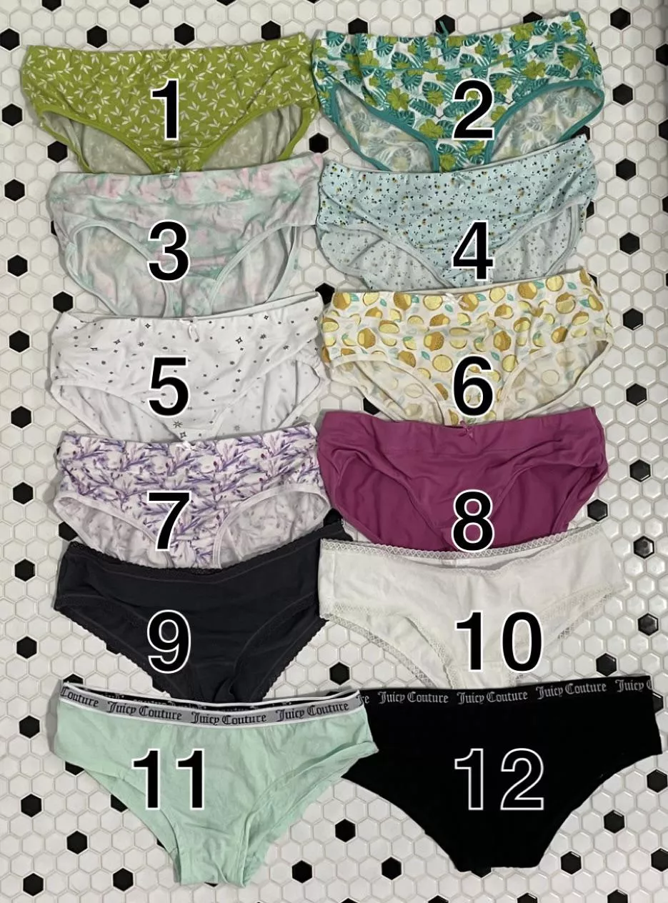 Borrowing aunts clean panties so I can â€œwash themâ€ and return them to her even cleaner. Which pair should I do first?