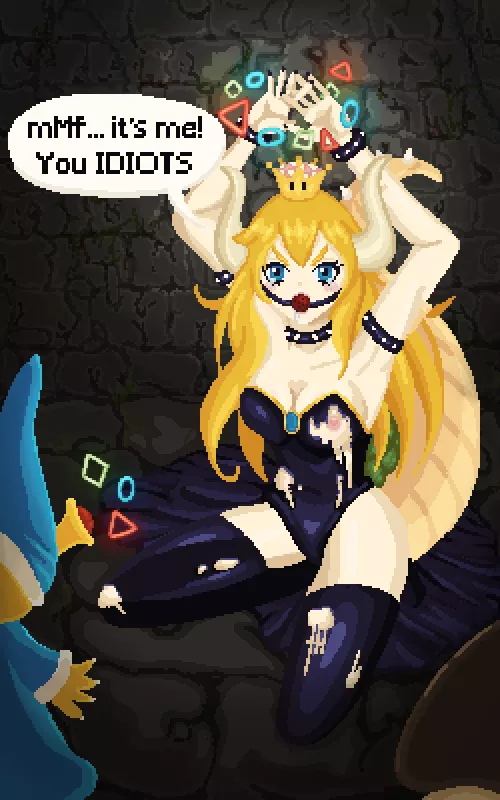 Bowsette gets captured