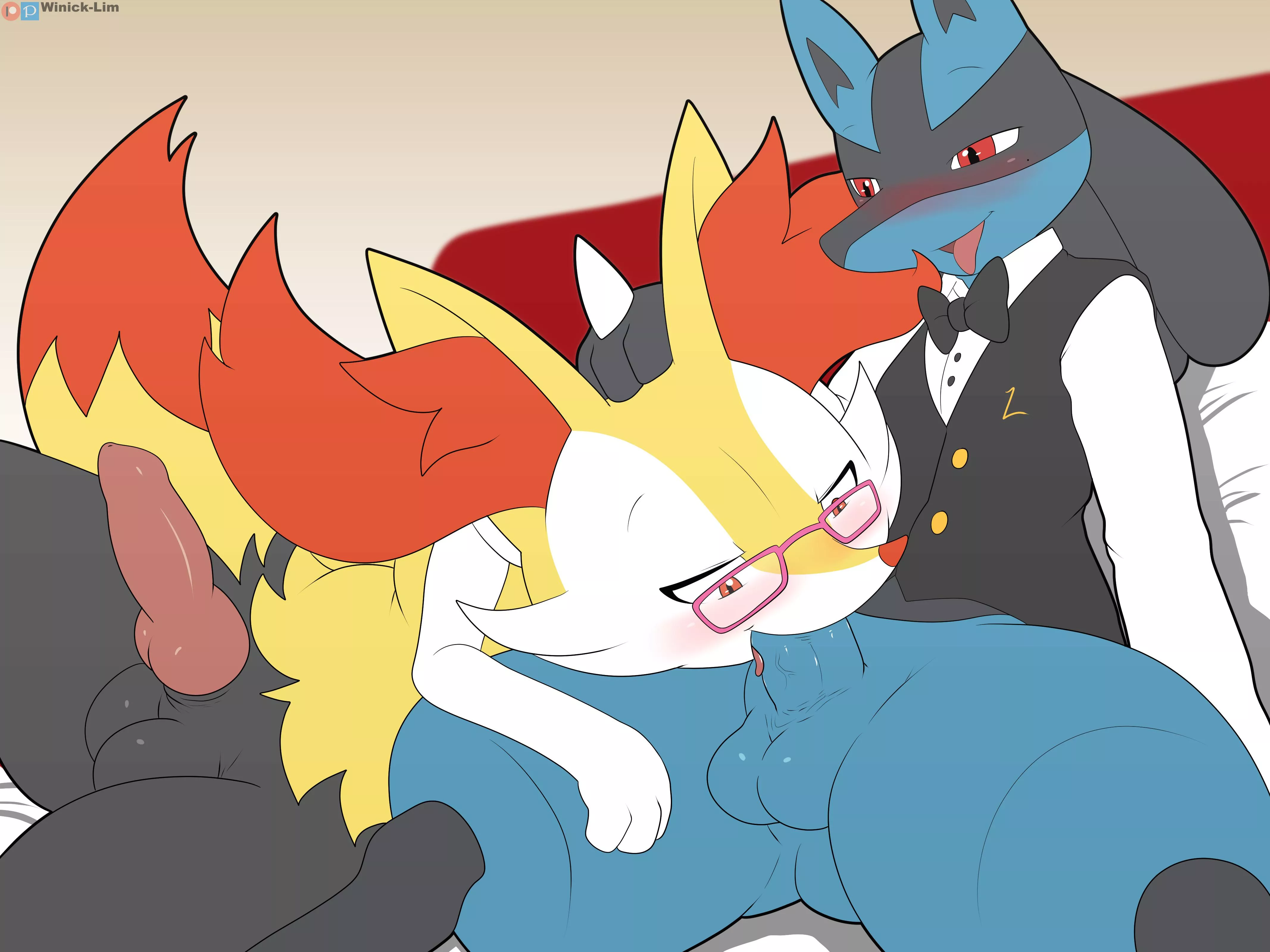 Braixen and the Bartender (Winick-Lim)