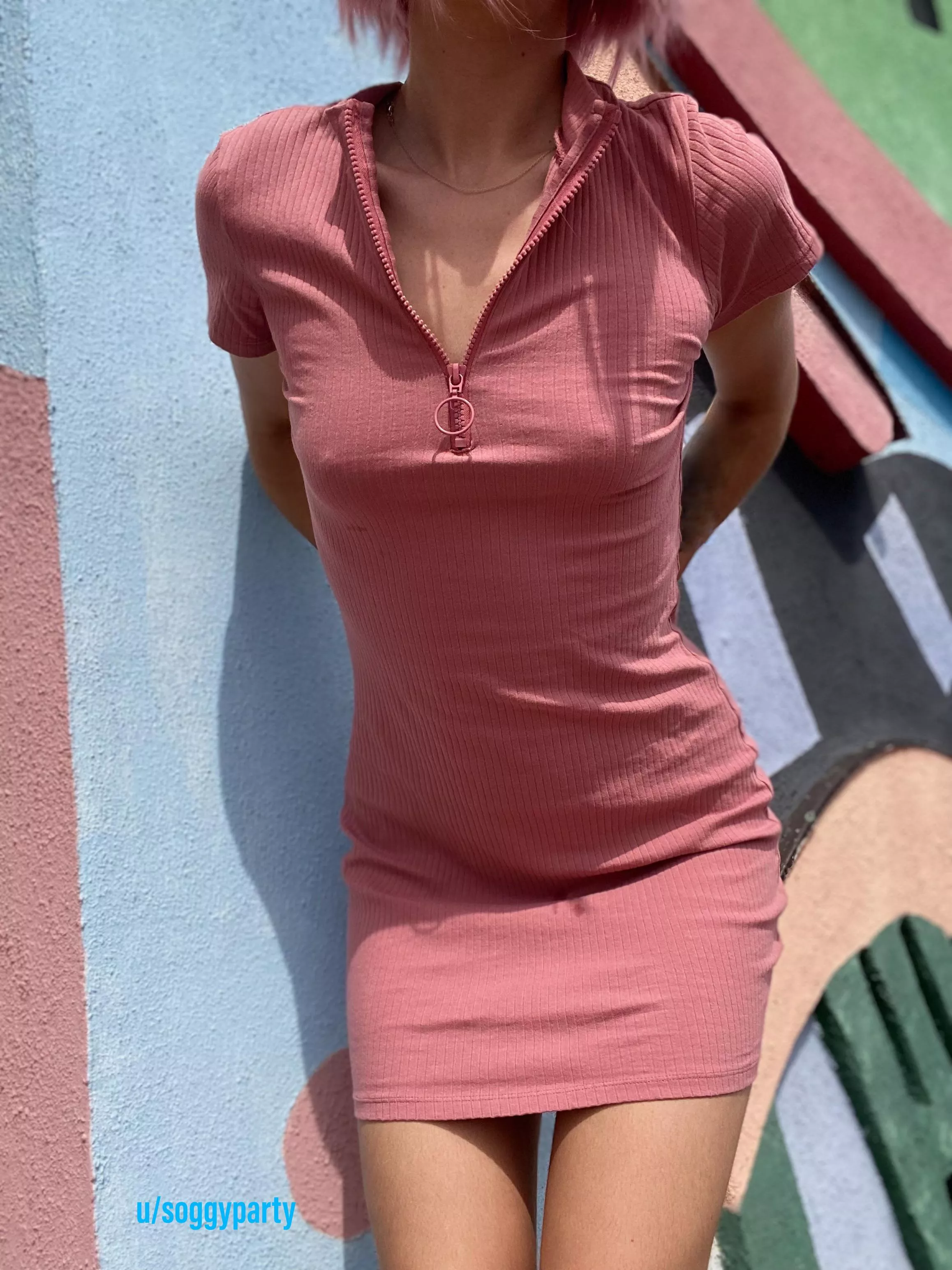 Braless tight dress